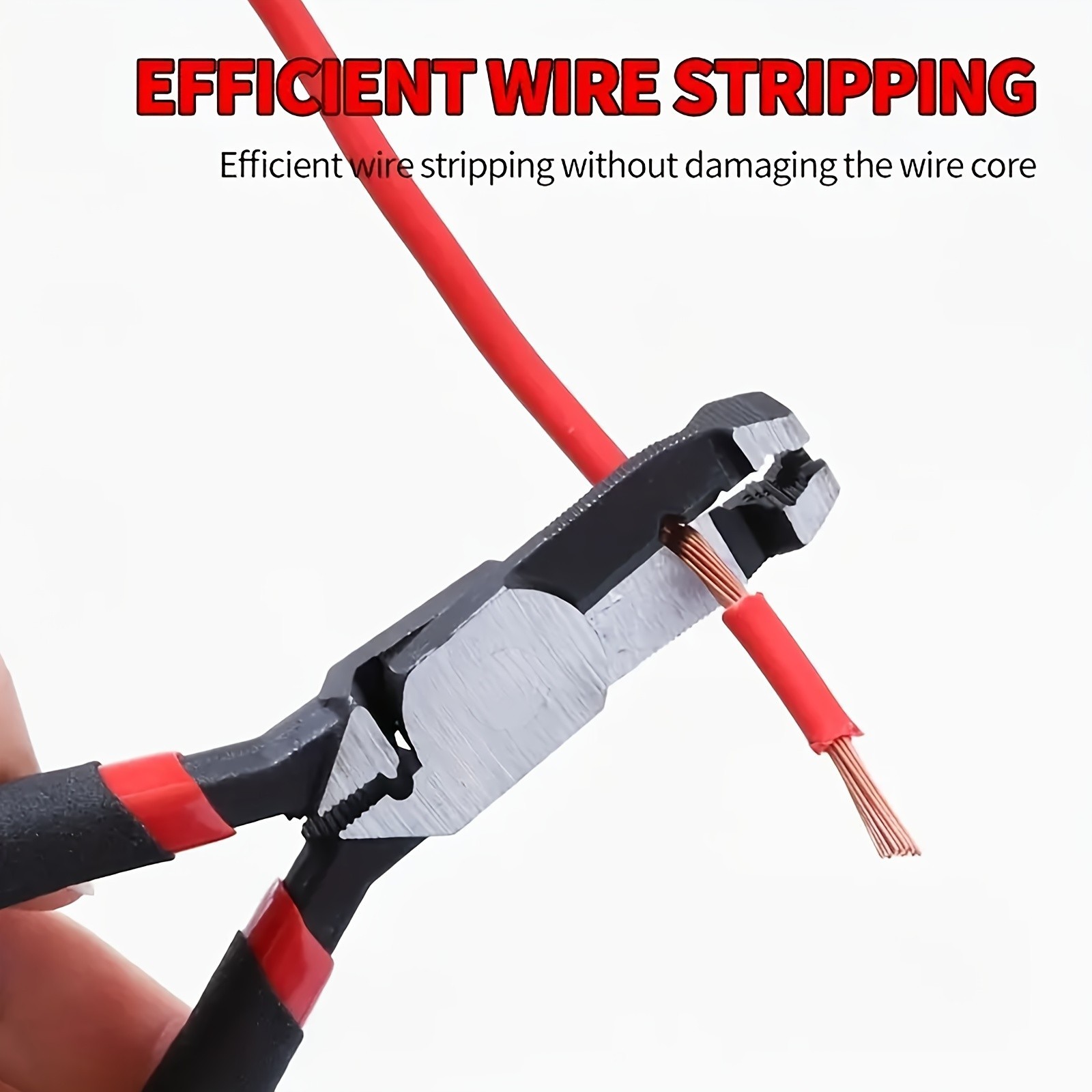 Multi-Function Stripped Screw Removal Pliers - For Cutting, Stripping & Crimping