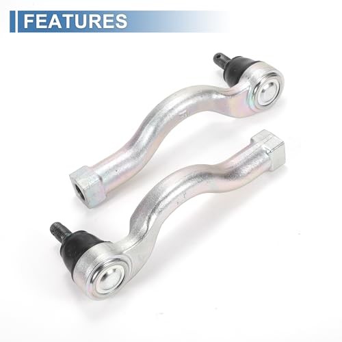 2pcs Front Outer Tie Rod Ends Kit Suspension Steering Tie Rod End for