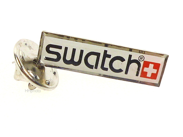 Swatch Enamel Pin: The Original Swatch Script! *New / Rare*