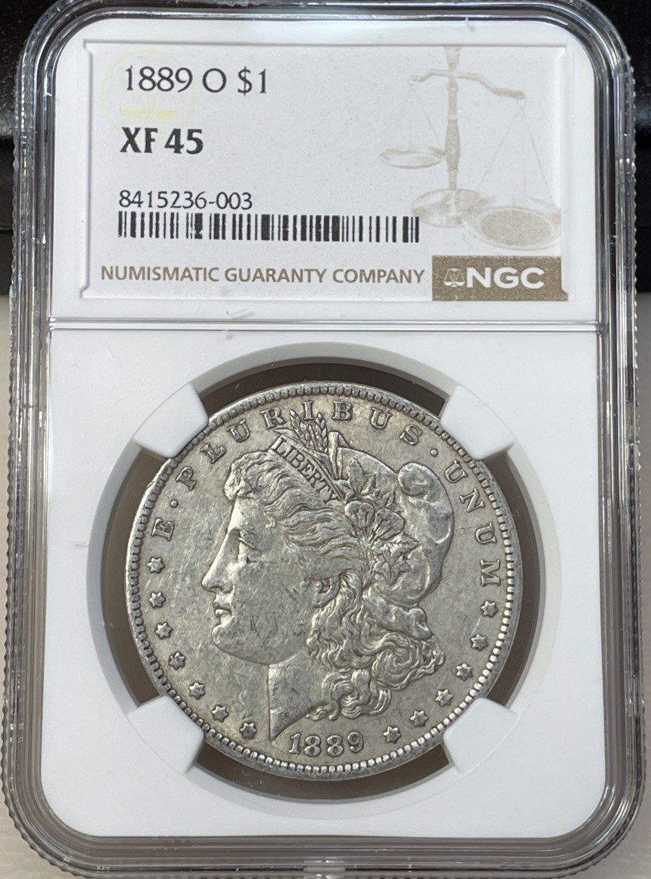 1889 O Morgan Silver Dollar NGC XF45 Tougher Date Morgan