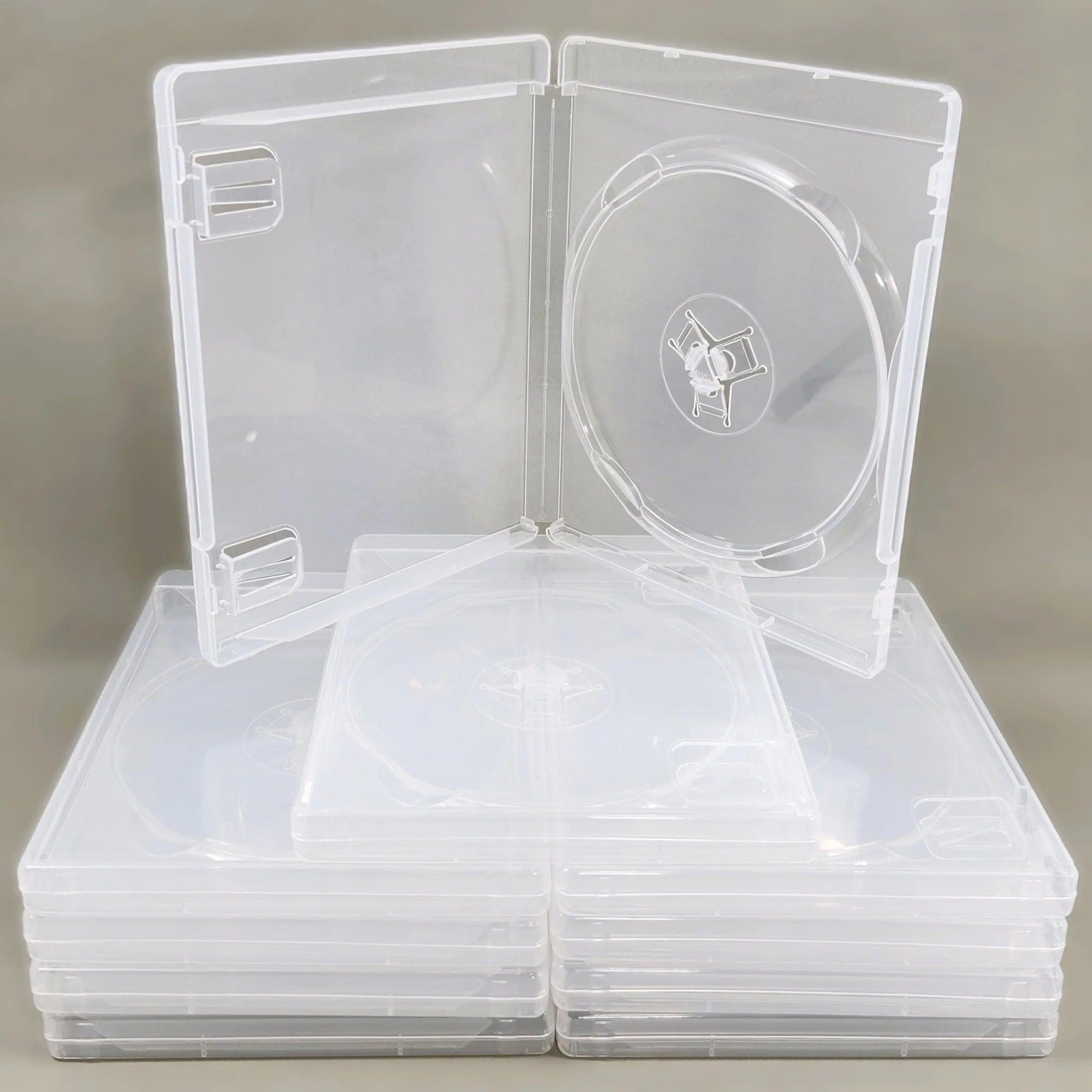 PS3 Replacement Game Case 10-Pack, Clear Empty Disc Cases Only for PlayStation 3