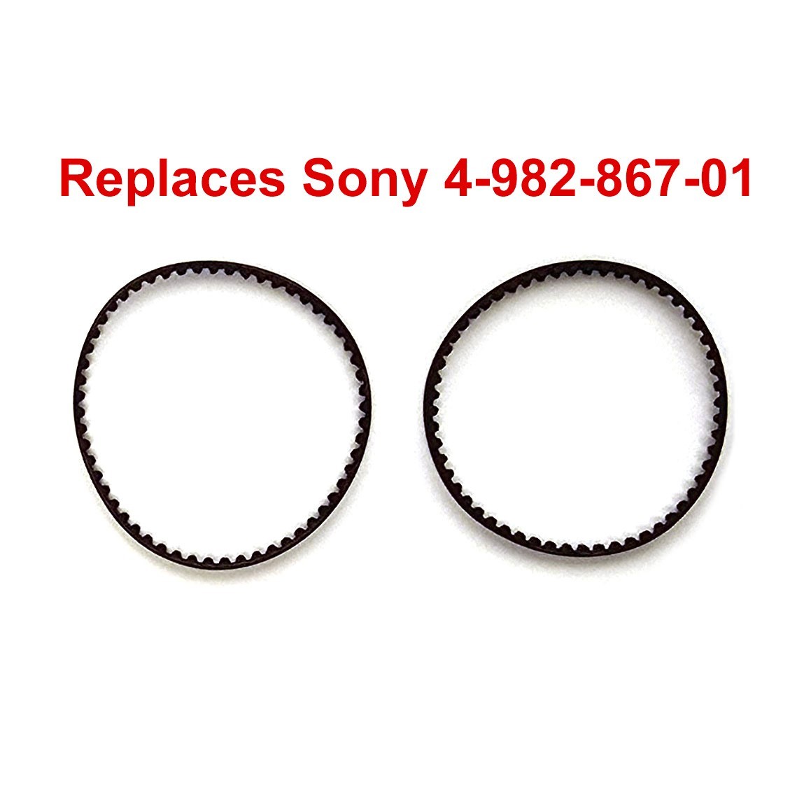 4-982-867-01 Belts for Sony 200-Disc CD Changers S2M-112 2mm