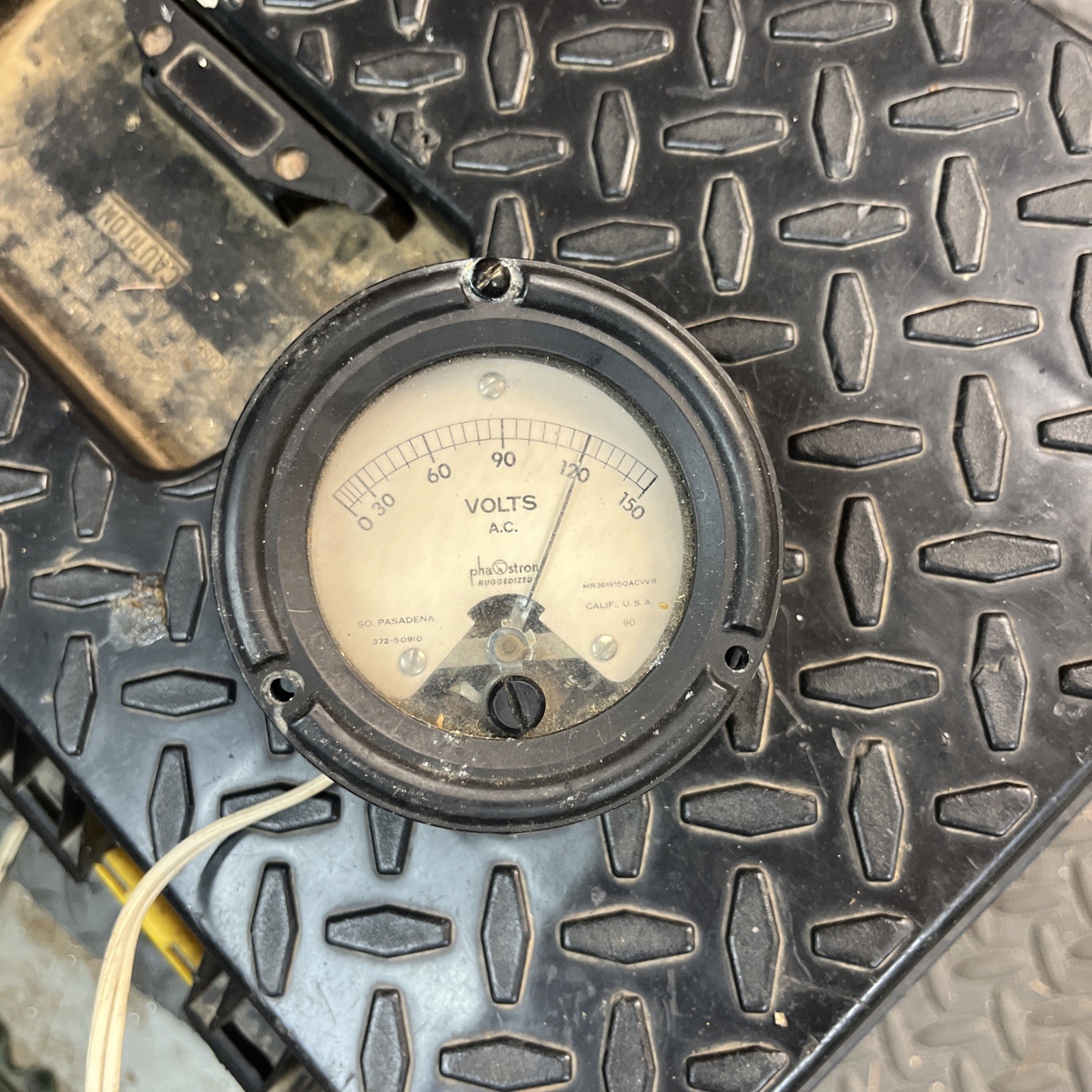 Vintage Phastron Voltage Meter. See Pics for Condition.
