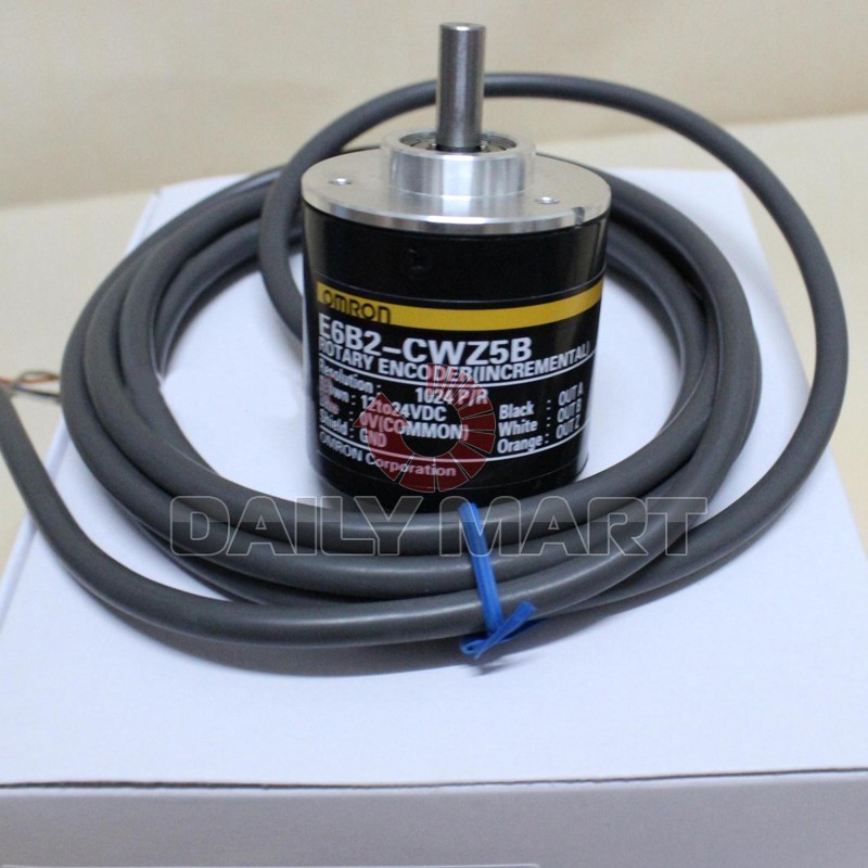 OMRON Rotary Encoder E6B2-CWZ5B E6B2CWZ5B 1024P/R New in Box NIB Free Ship