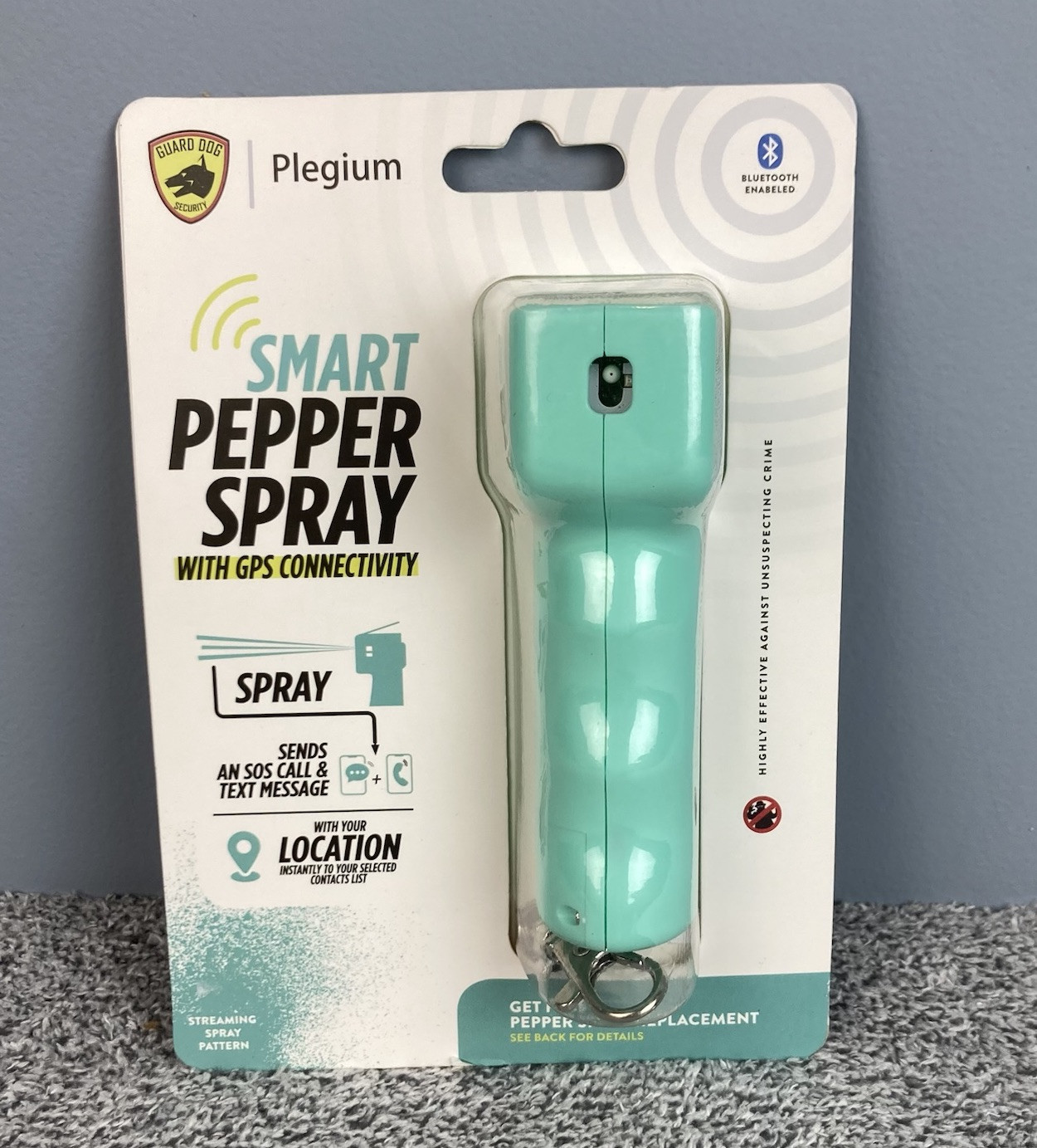 Plegium Smart Pepper Spray - The Original Smart Spray, Pair w/Smartphone