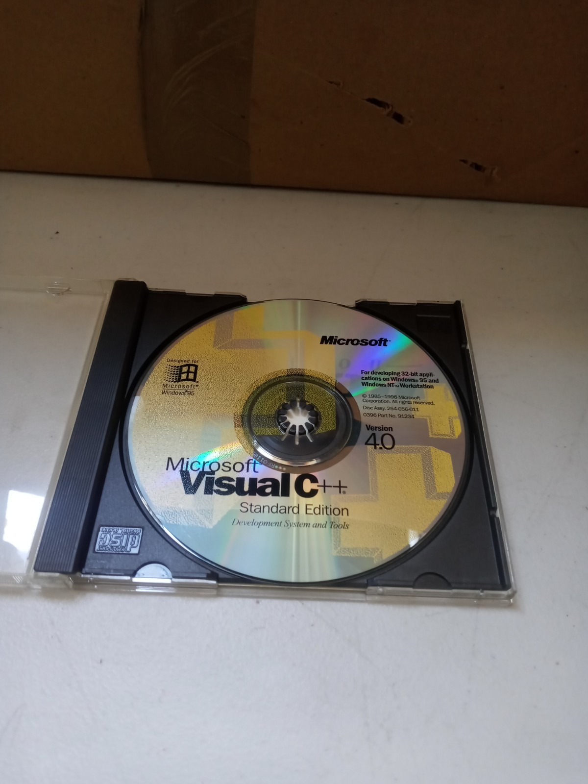 Microsoft Visual C++ Development System and Tools for Windows 95 Version 4.0