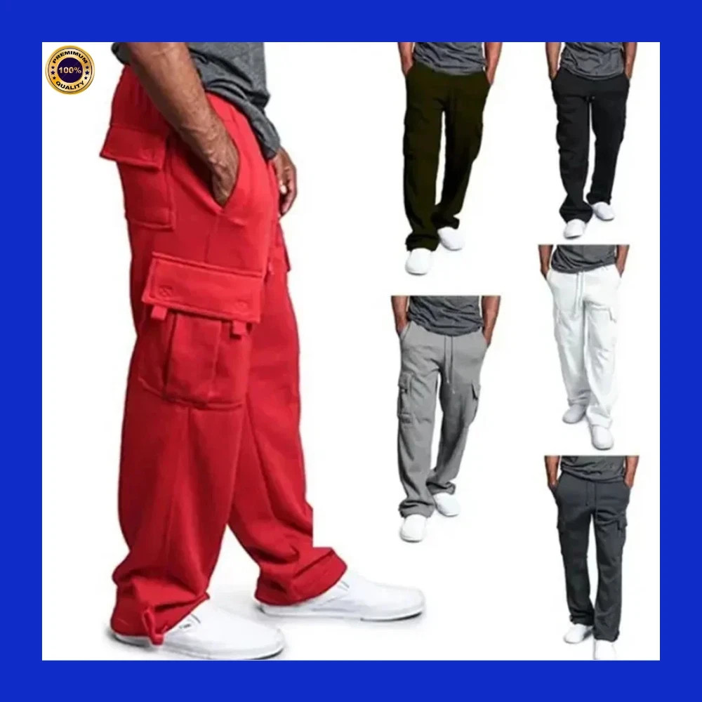 NEW G-style Usa Men's Jogger Heavy Weight Fleece Cargo Pocket Sweat Pants US2026