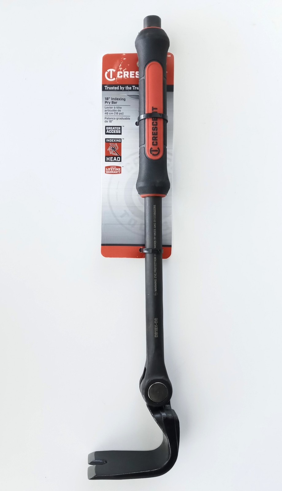 Crescent TOOLS Indexing Flat Pry Bar, 18" COMFORT GRIP DB18X-06