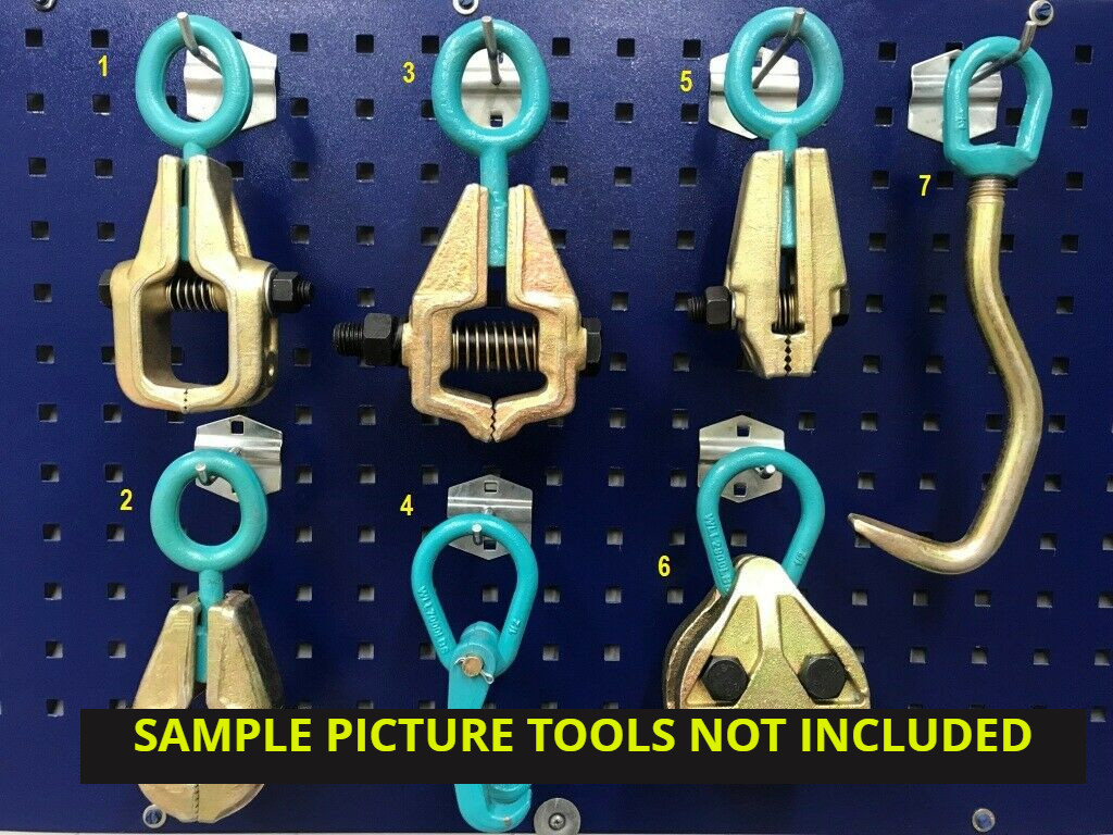 AUTO BODY FRAME MACHINE TOOL AND CLAMP BOARD WITH HANGERS!