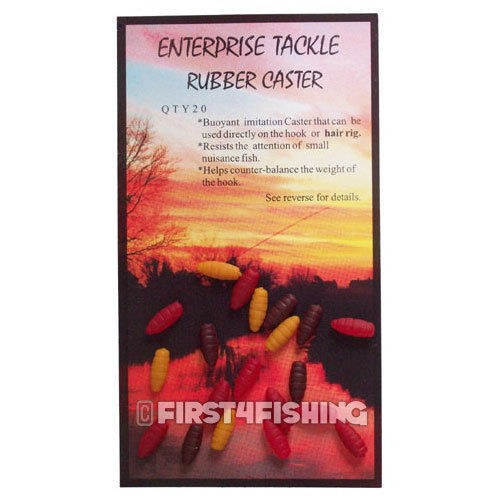 Enterprise Tackle Pop Up Rubber Casters - Carp Coarse Fishing Imitation Baits