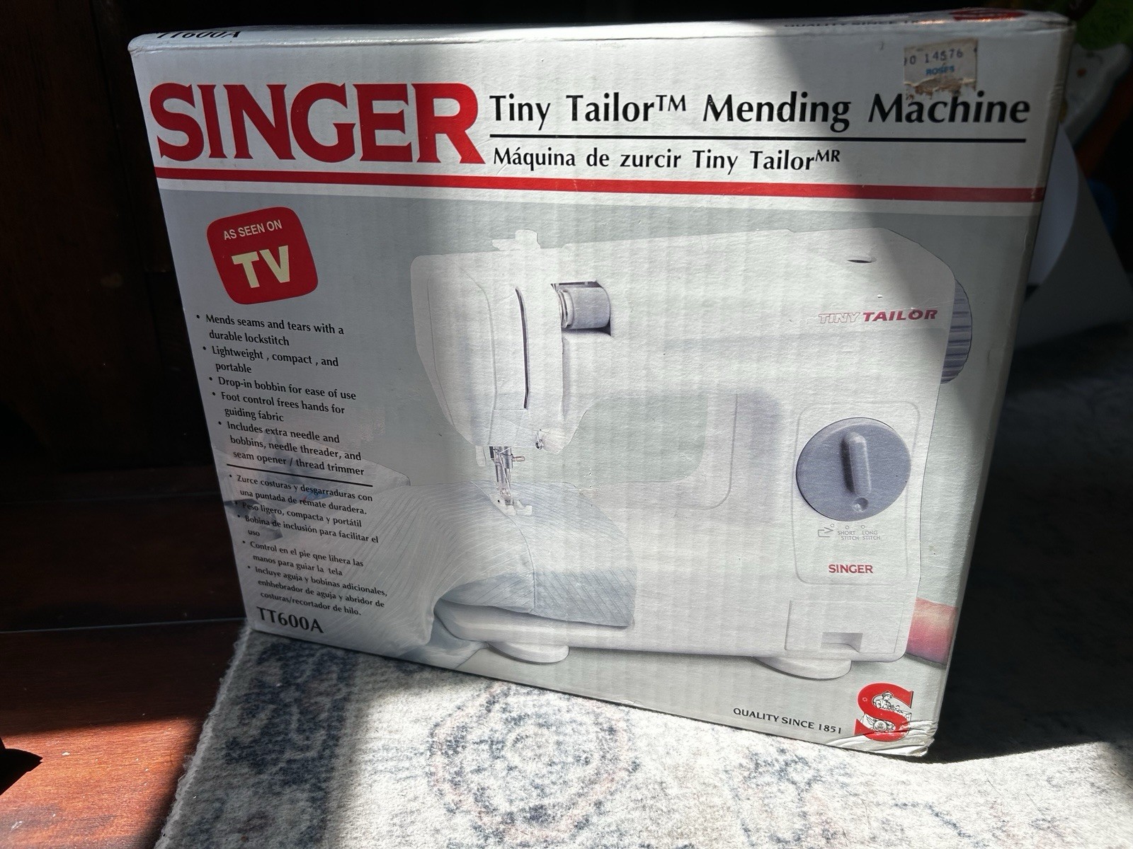 Singer Tiny Tailor Mending Machine TT600A New