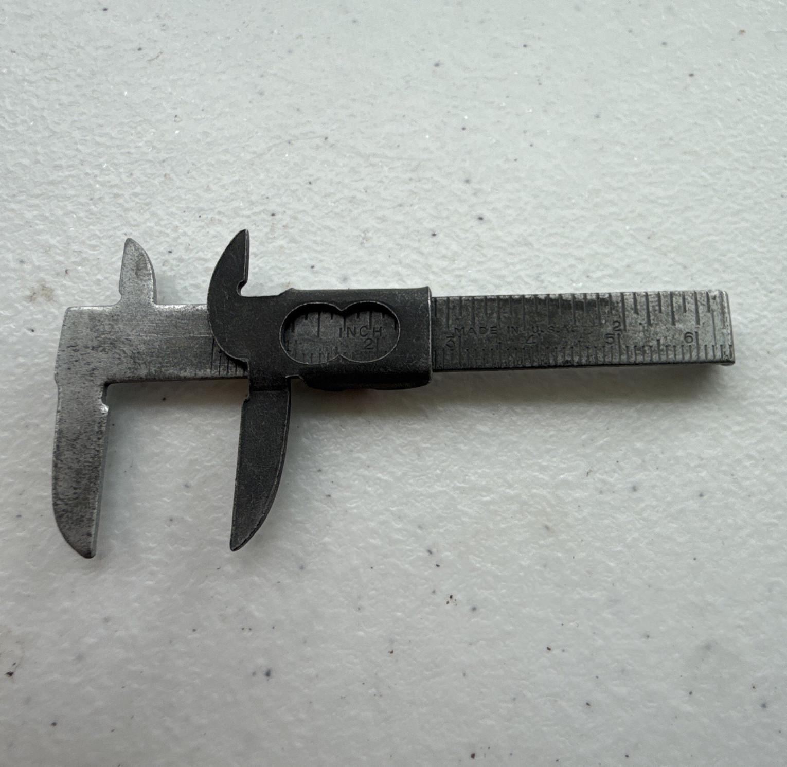 Pocket Slide Caliper 0-3 in SAE Inch Scale, 0.01 in Grad, Made in USA
