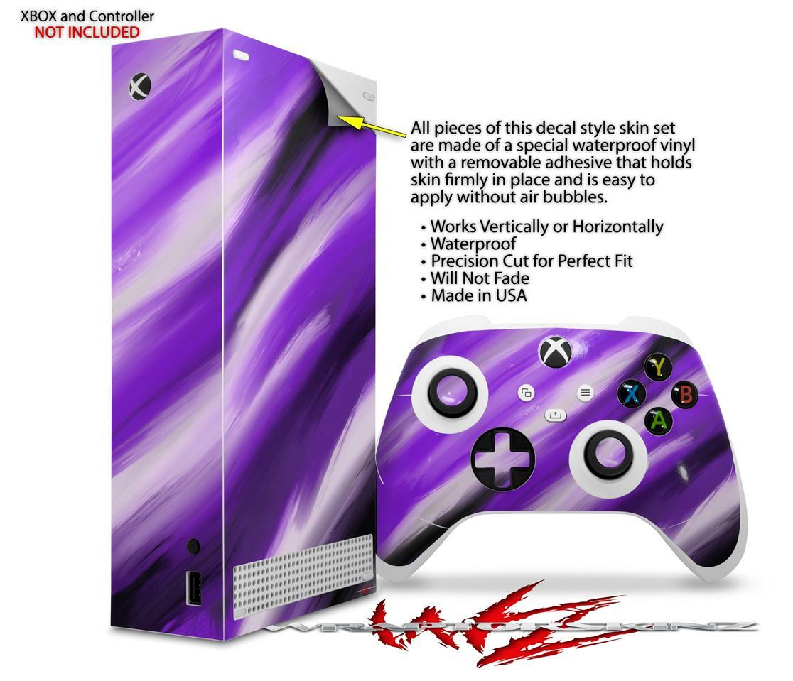 Skins XBOX Series S Console Controller Paint Blend Purple