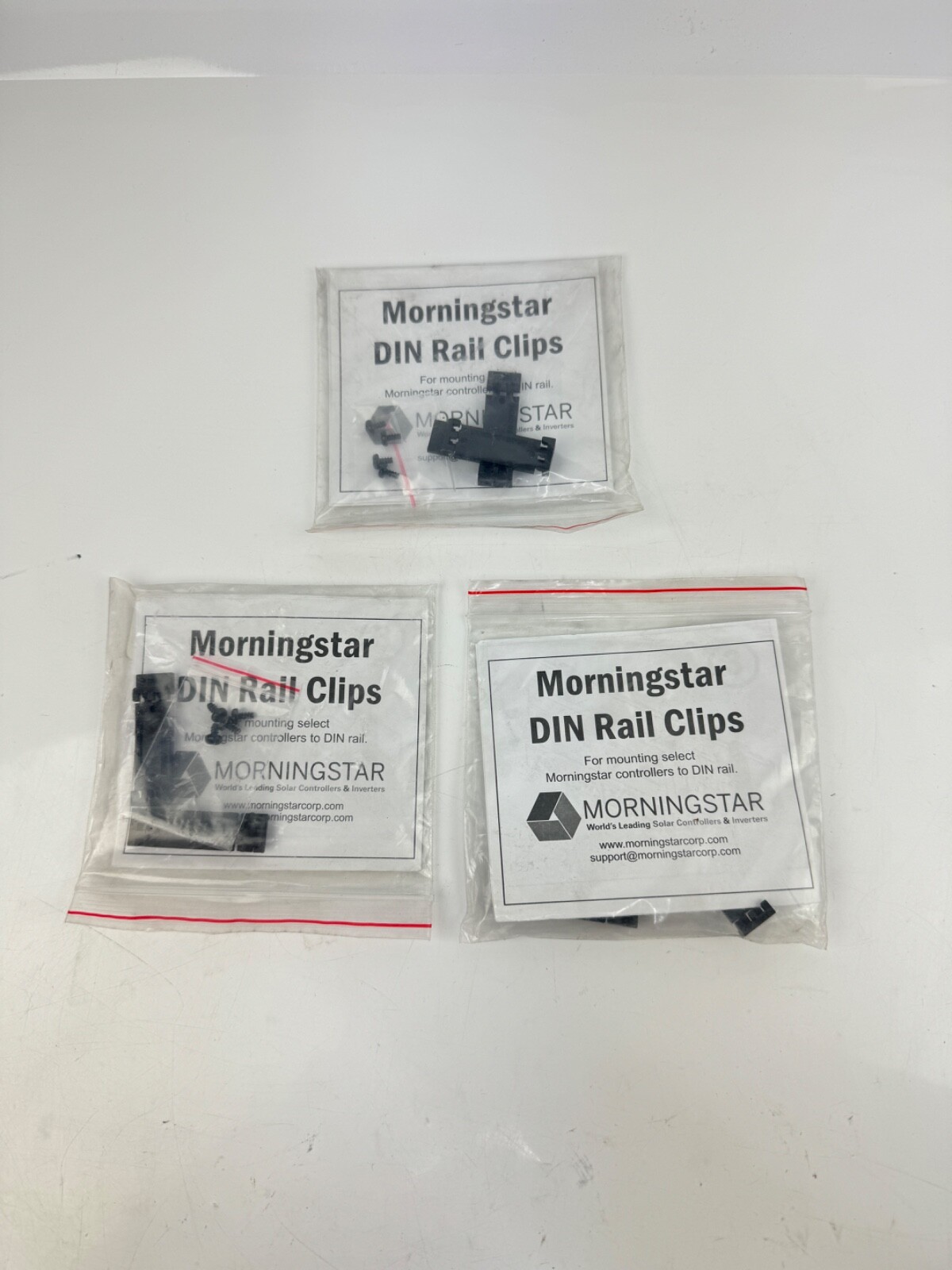 Morningstar DIN-1 DIN Rail Clip, *3 Pack of 2*