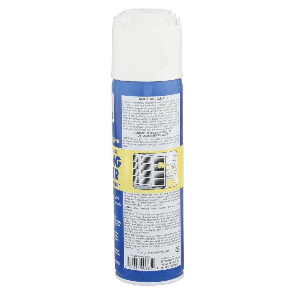 Air Conditioner Foaming Coil Cleaner Frost King Foam 19 Ounce Condenser Sprayer