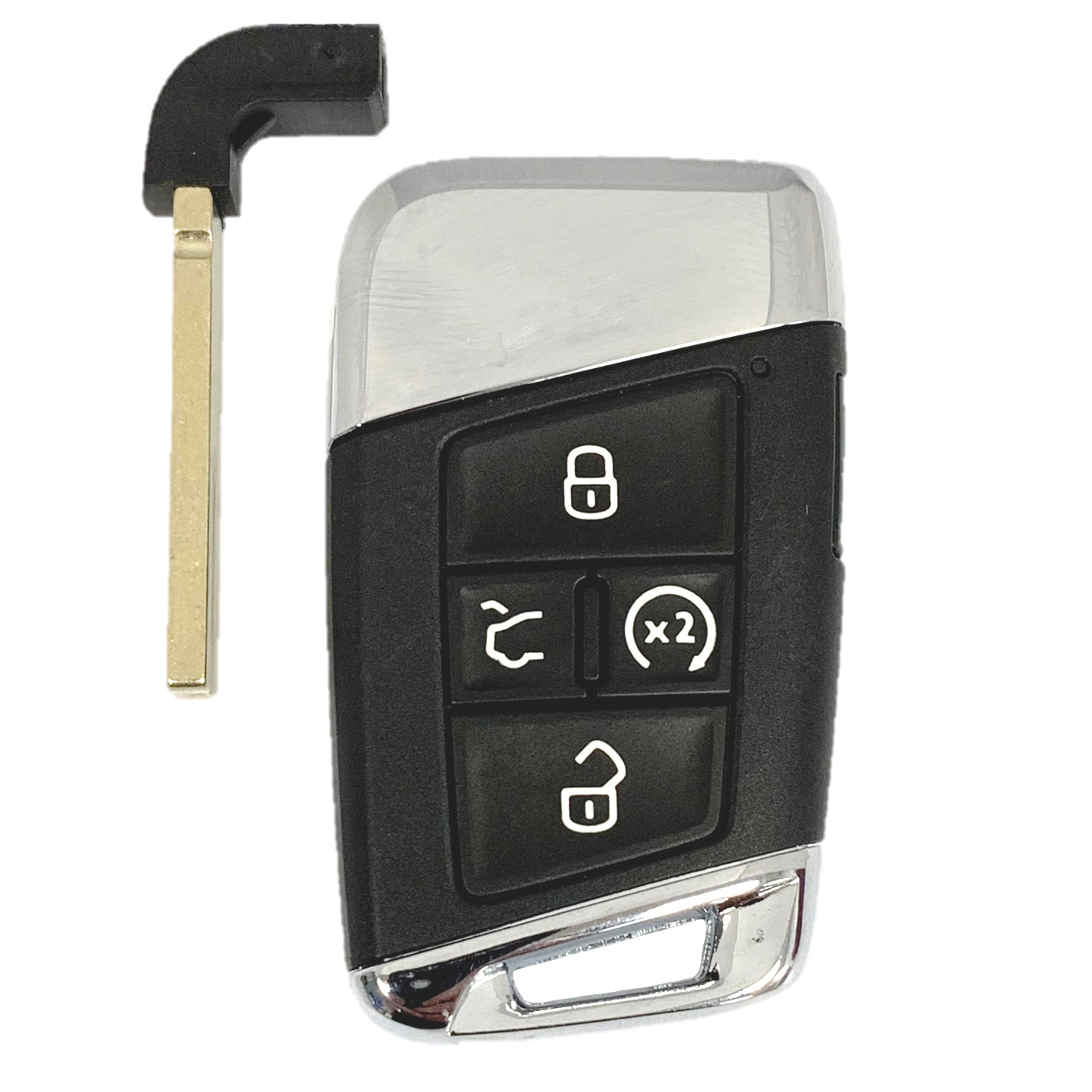 2021 Volkswagen Atlas OEM Remote +UNCUT Key 5B 3G0.959.752.CB - KR5FS14-T Silver