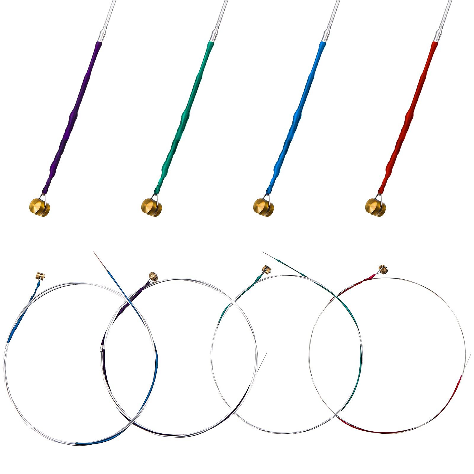 Violin Strings Set G-D-A-E Full Set 4/4 Universal Steel Core Student 8 PCS