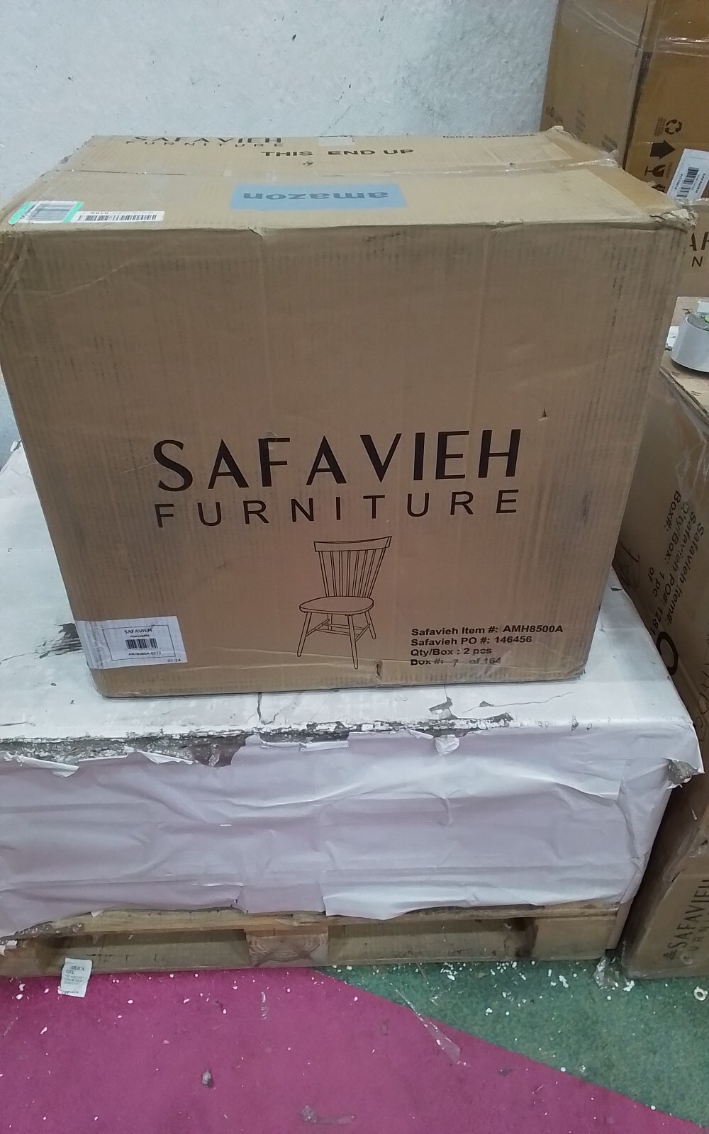 Safavieh PARKER SPINDEL SIDE CHAIR, Reduced Price 2172741445 AMH8500A