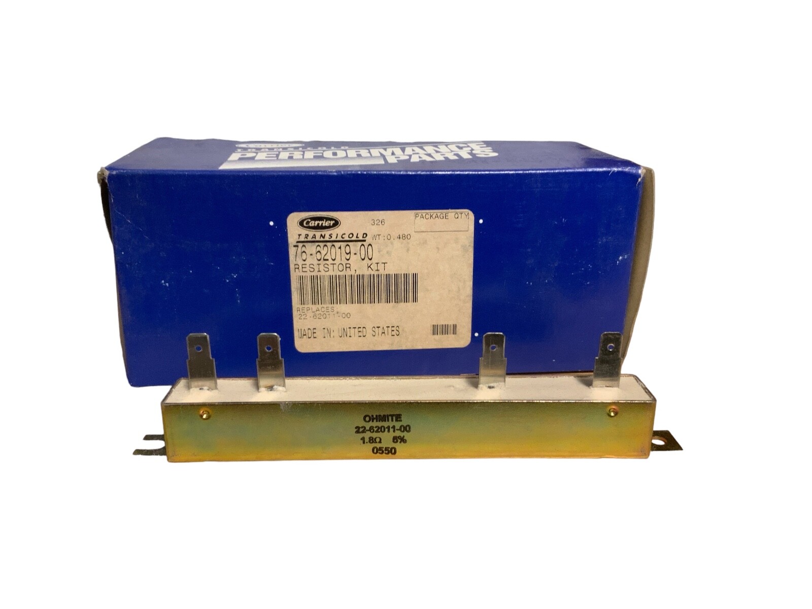 Carrier Resistor 76-62019-00