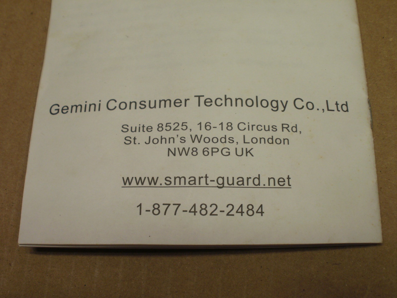 Gemini Consumer Tech. Smartguard Motion Activated Light / Video Recorder