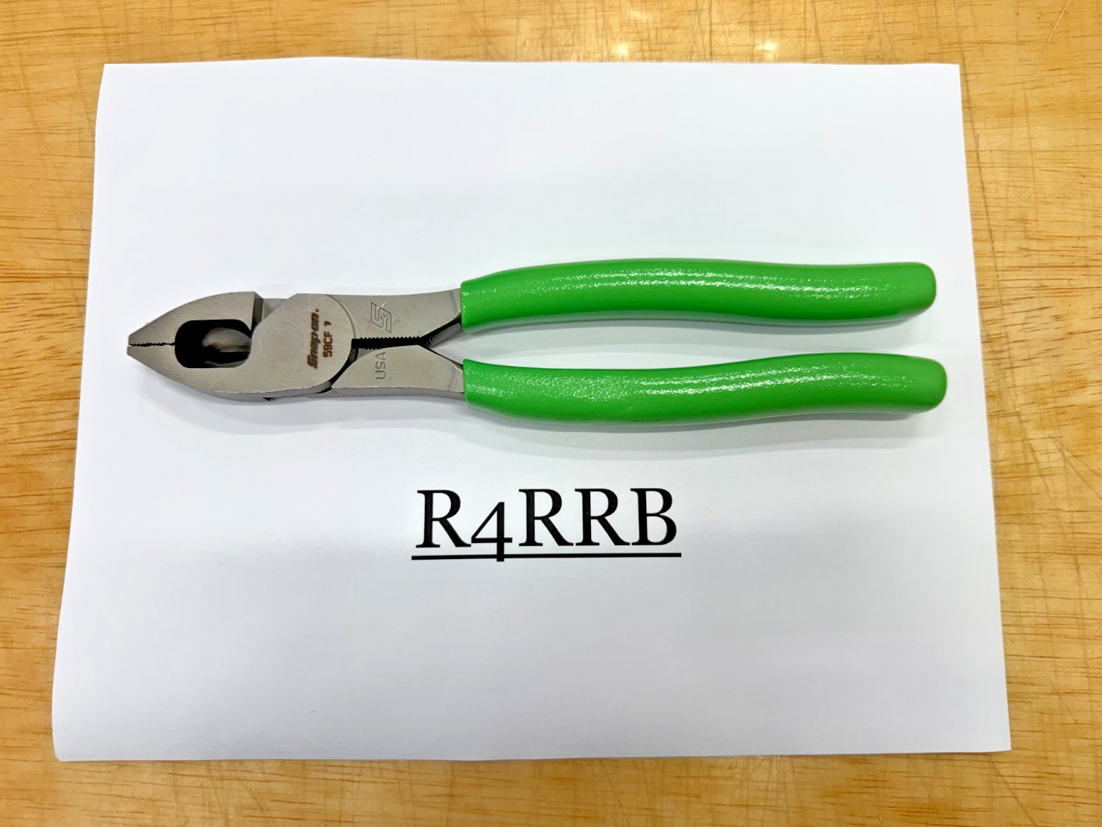 Snap-on Tools USA NEW 9" GREEN Soft Grip HD Combination Lineman's Pliers 59CFG