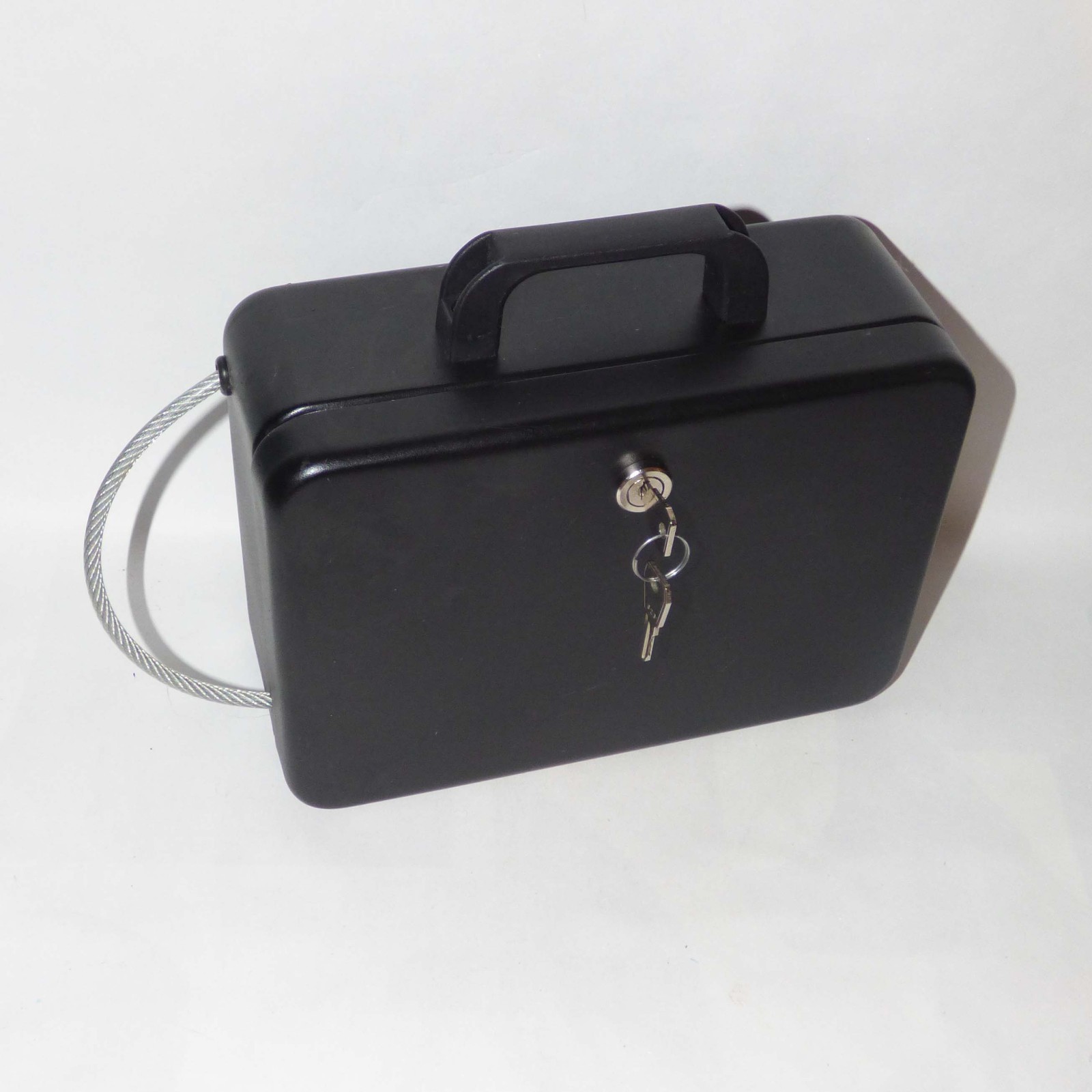 Protectorline Metal Travel Safe Security Box w/ Cable & Motion Alarm – Euro Lock
