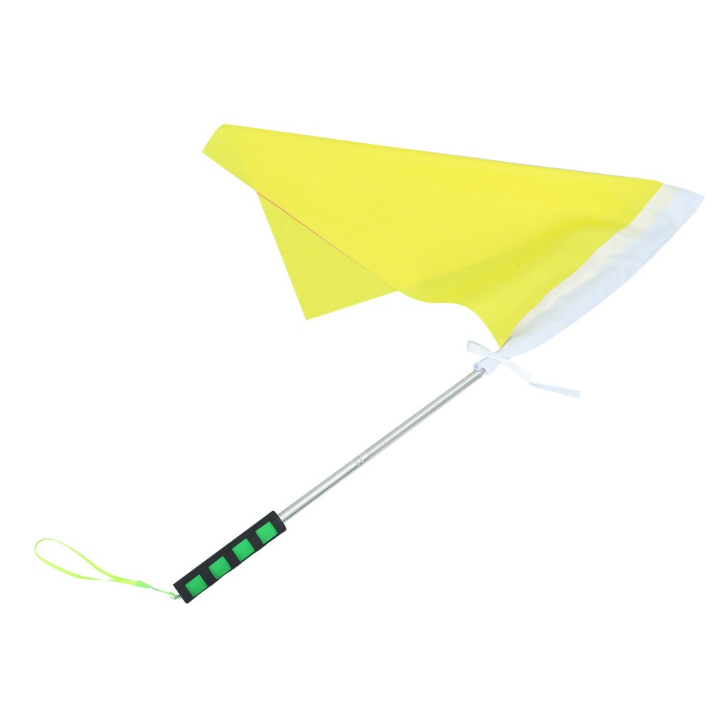 Soccer Referee Flags: Penalty Signal Flags with Comfortable Sponge Handle &
