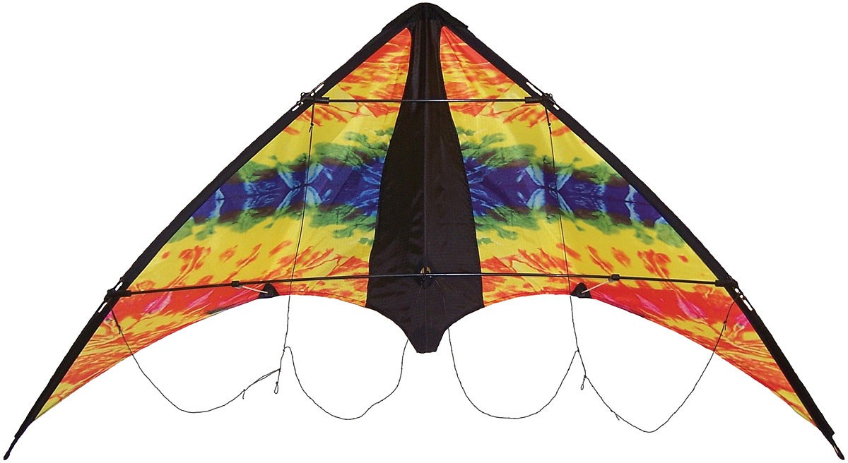 In The Breeze Groovy Stunter 2-Line Sport Kite with Fiberglass Rods & Ripstop