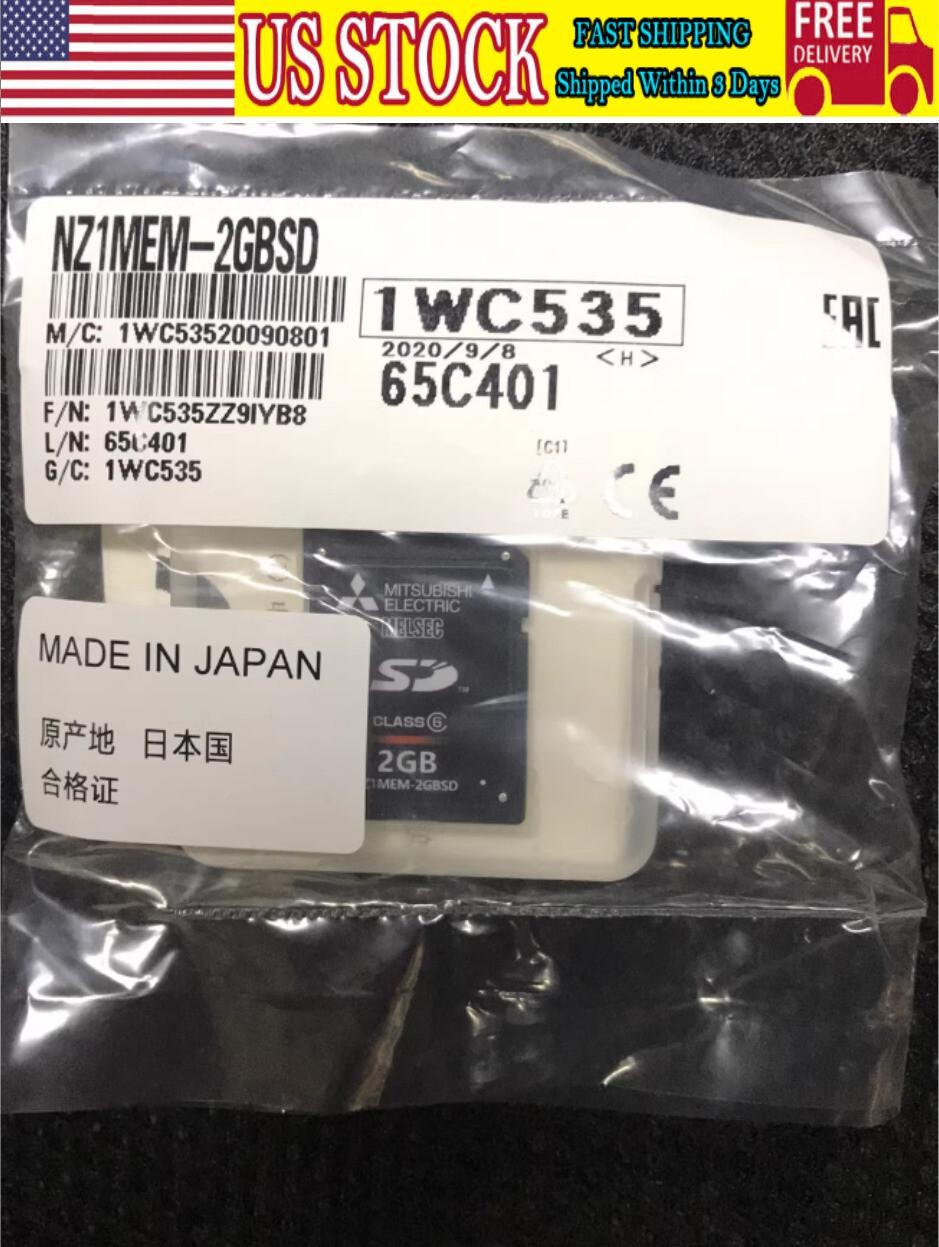 1PC New Mitsubishi NZ1MEM-2GBSD NZ1MEM2GBSD 2GB Memory Card Free Ship #TT