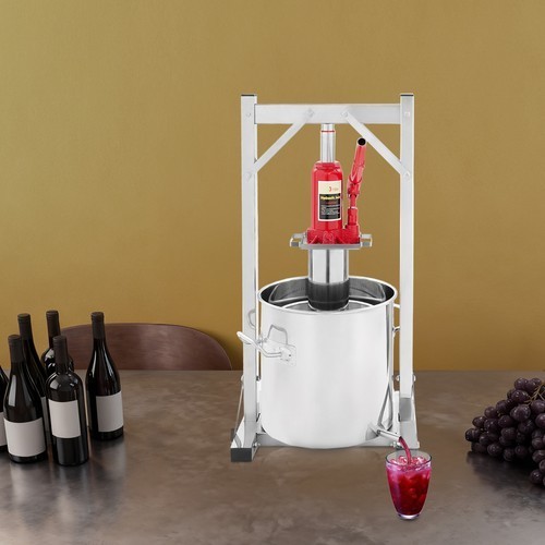 12L Manual Wine Press Machine Hydraulic Fruit Wine Press Jack Press Extractor