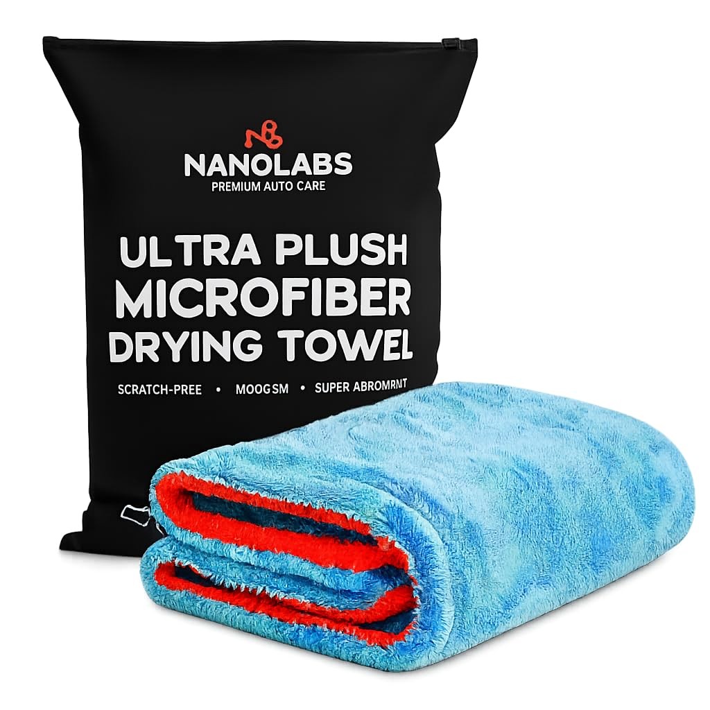 Microfiber Car Drying Towel Extra Large 24x36 – 1400GSM Ultra Plush Dual Side...