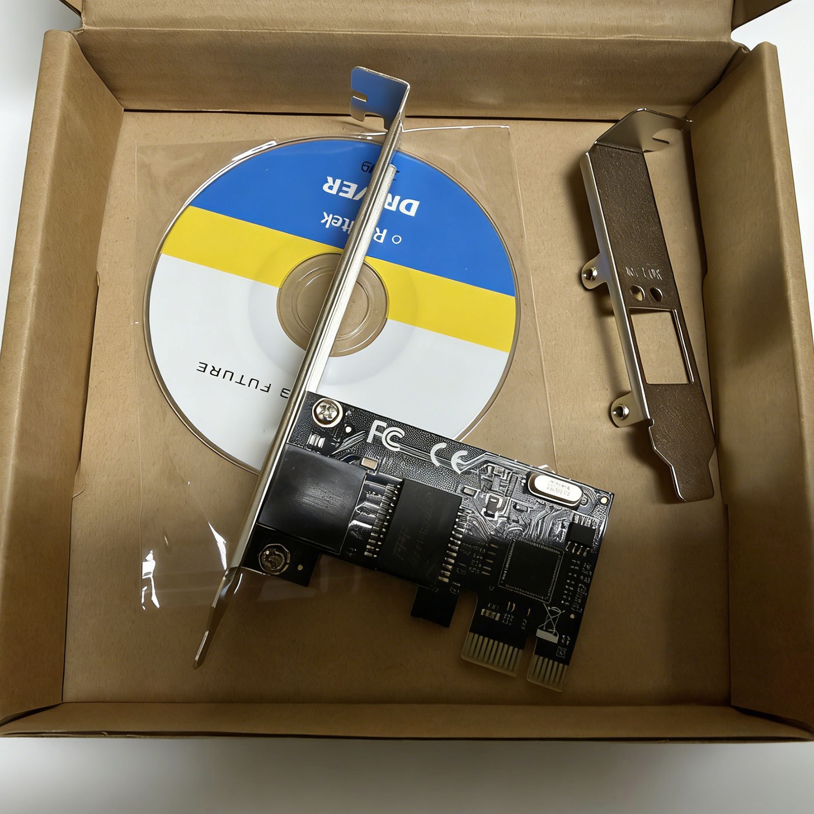 Single Port Gigabit Ethernet PCI-e PCIe x1 Network Interface Card NIC RTL8111C