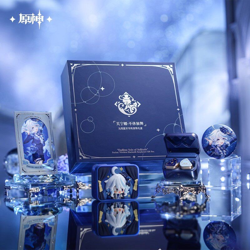 miHoYo Genshin Impact Furina Wireless Earbuds Gift Box Spot Goods