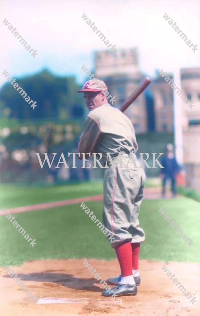 GR867 Lou Durocher Cincinnati Reds 8x10 16x20 Colorized Photo