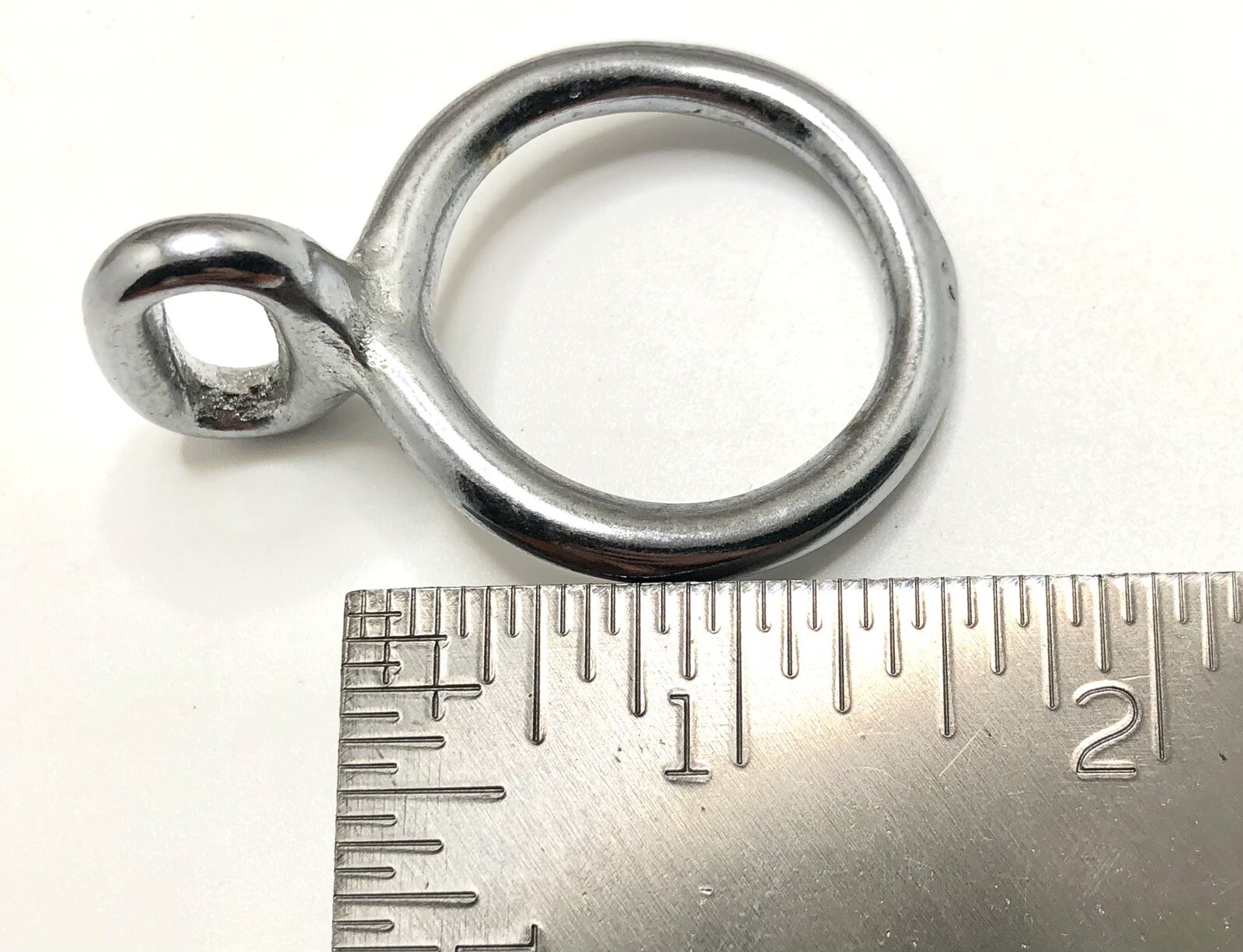 LOT 2: Fixed Loop And Ring 1" Loop, 1-1/2" Ring, Chrome Plated