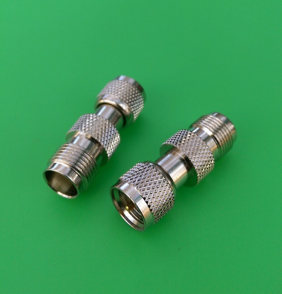 (10 PCS) Mini UHF Male to TNC Female Connector - USA Seller