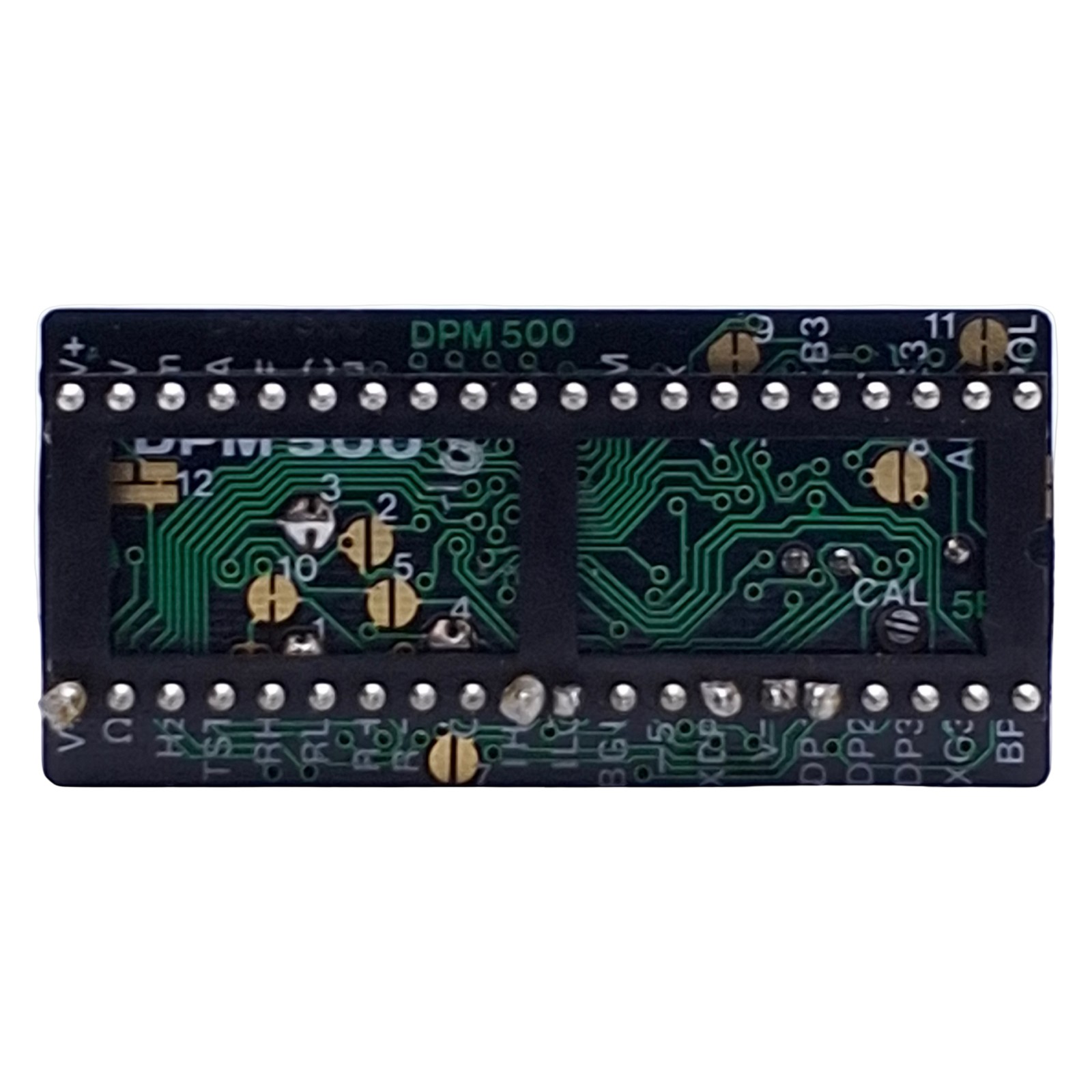 Lascar DPM 500 Digital Panel Voltmeter 3.5 Digit, LCD Display, 52mm x 24mm