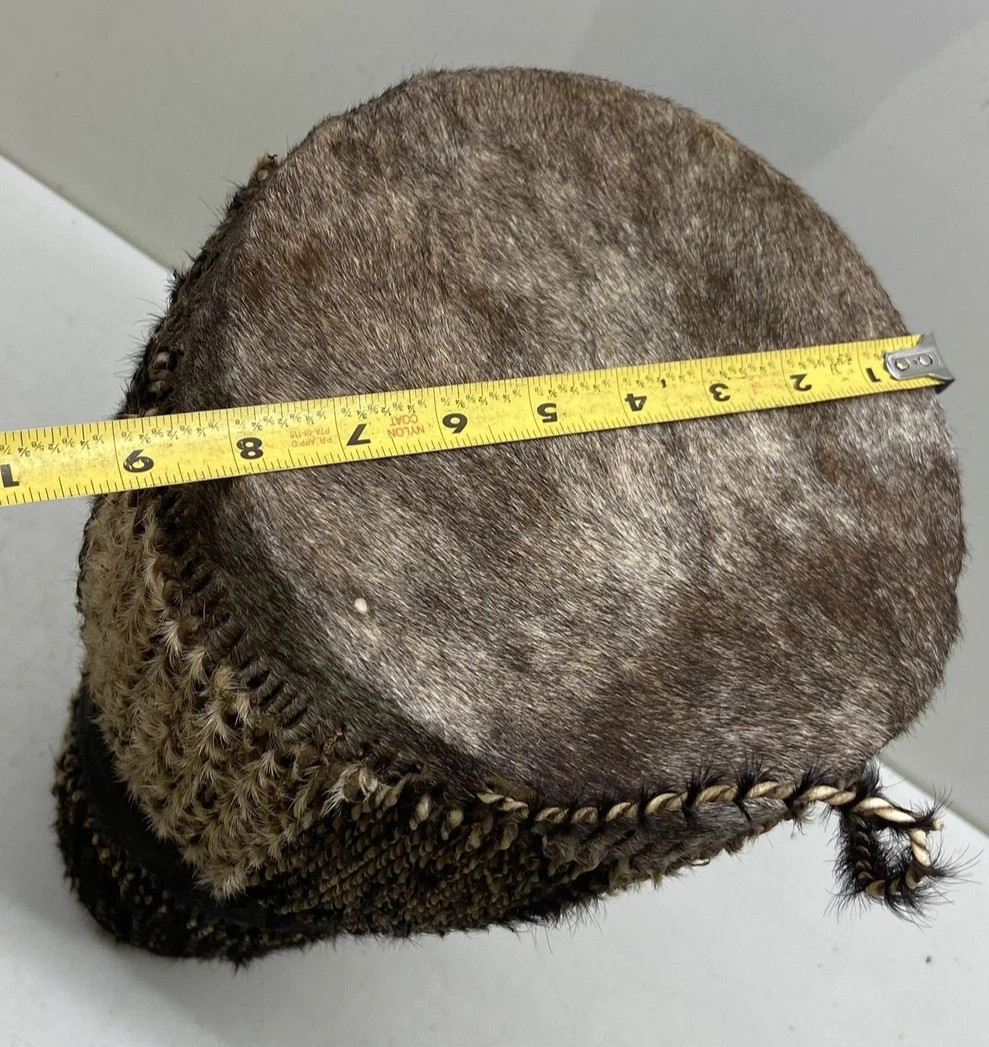 Animal hide vintage drum handmade