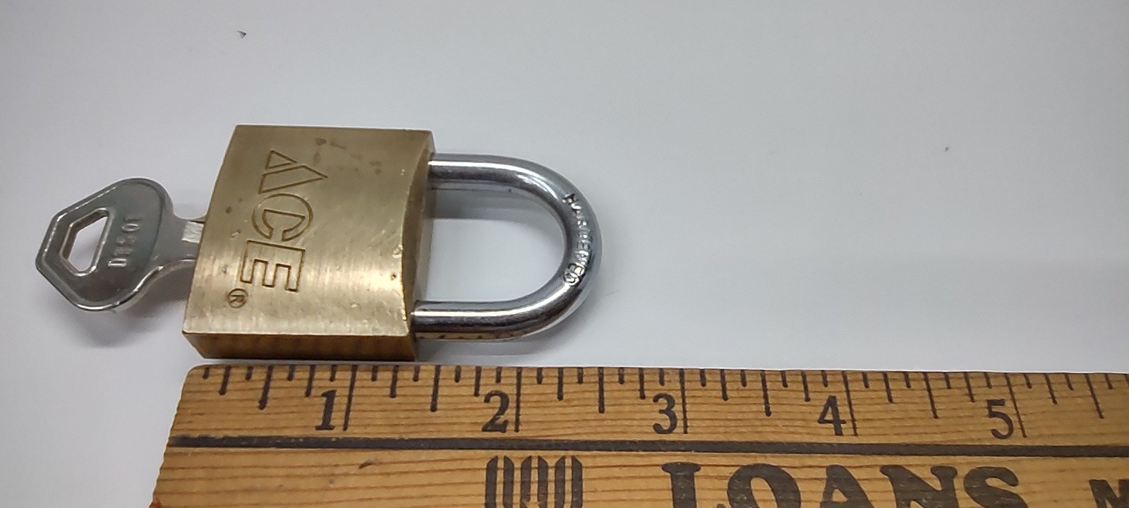 Ace Padlock Brass Hardened