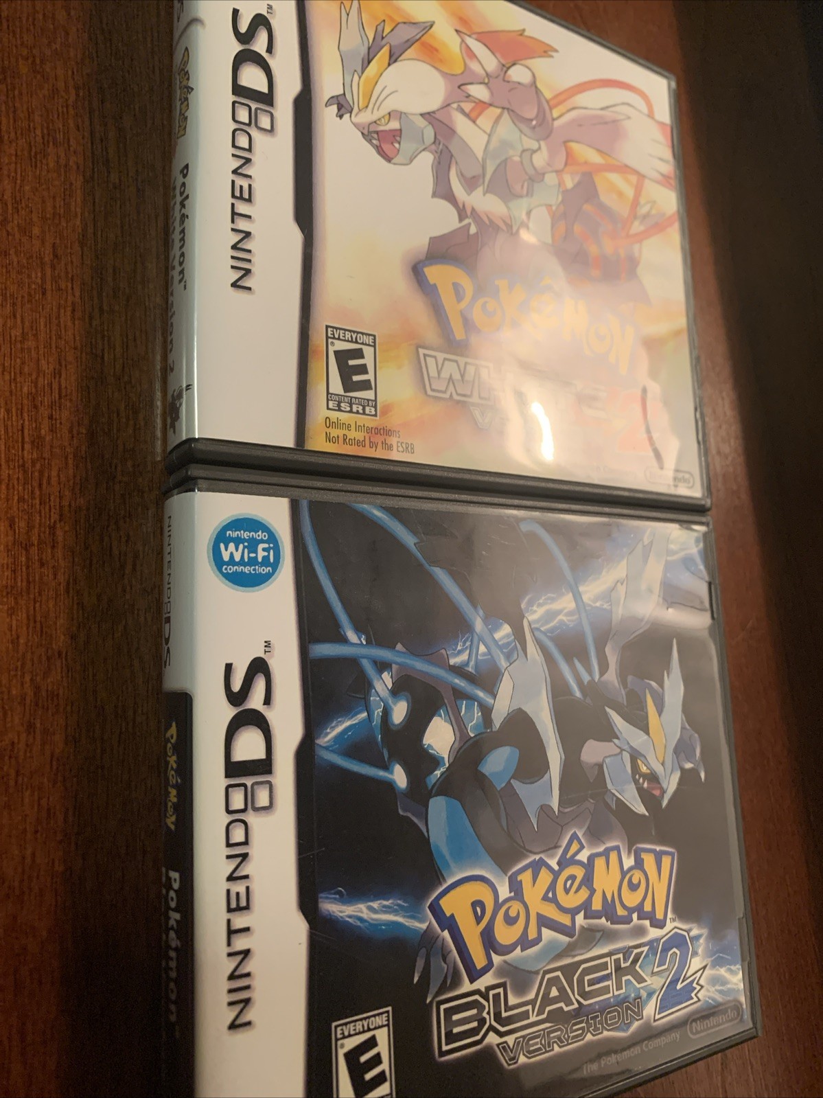 Pokemon White 2 + Black 2 Nintendo DS Replacement Cases Only NO GAMES - Bundle