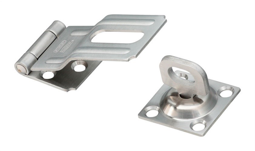 National Hardware N348-847 Stainless Steel Safety Hasp 3-1/4 L in. with Screws