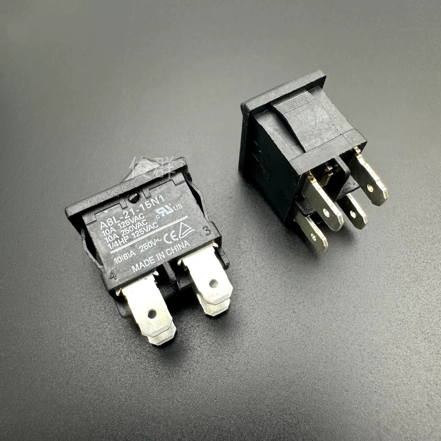 5PCS NEW FOR A8L-21-15N1 ship type power switch rocker button 4-pin 2-position