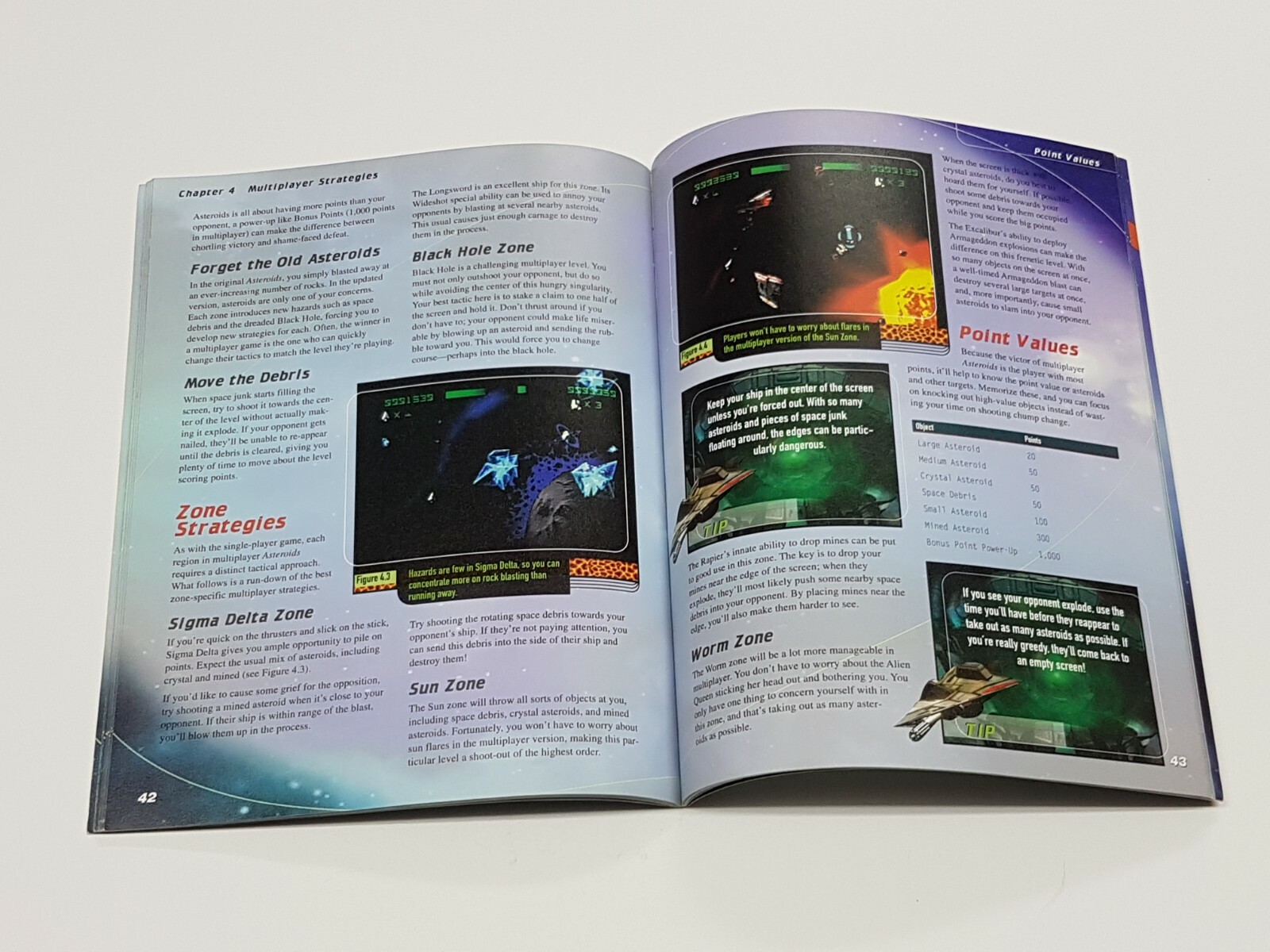 Asteroids Activision Strategy Guide Book *wear/stickers