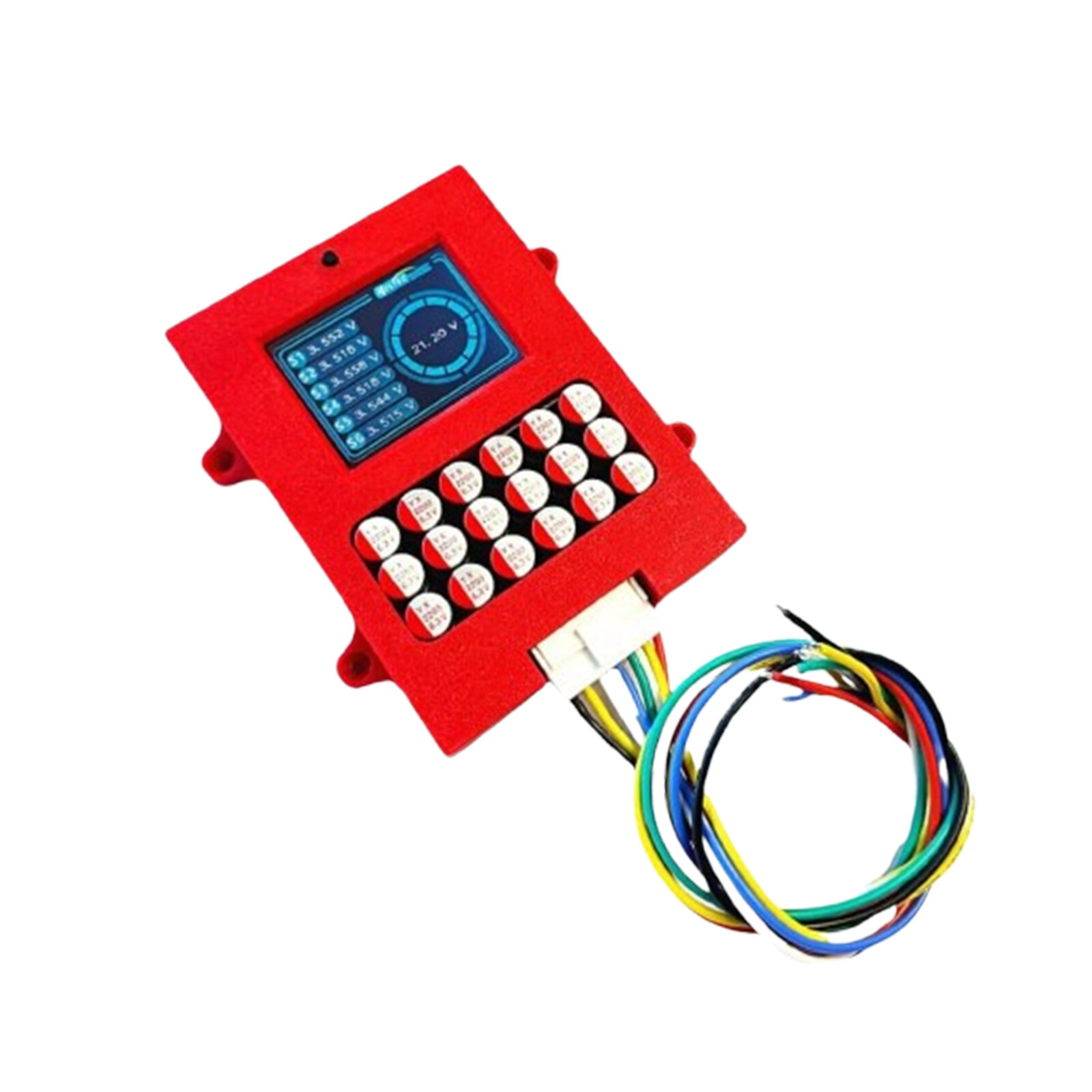6S 5A Capacitor Active Balancer with Voltage Display LTO Battery EqualizercUsU