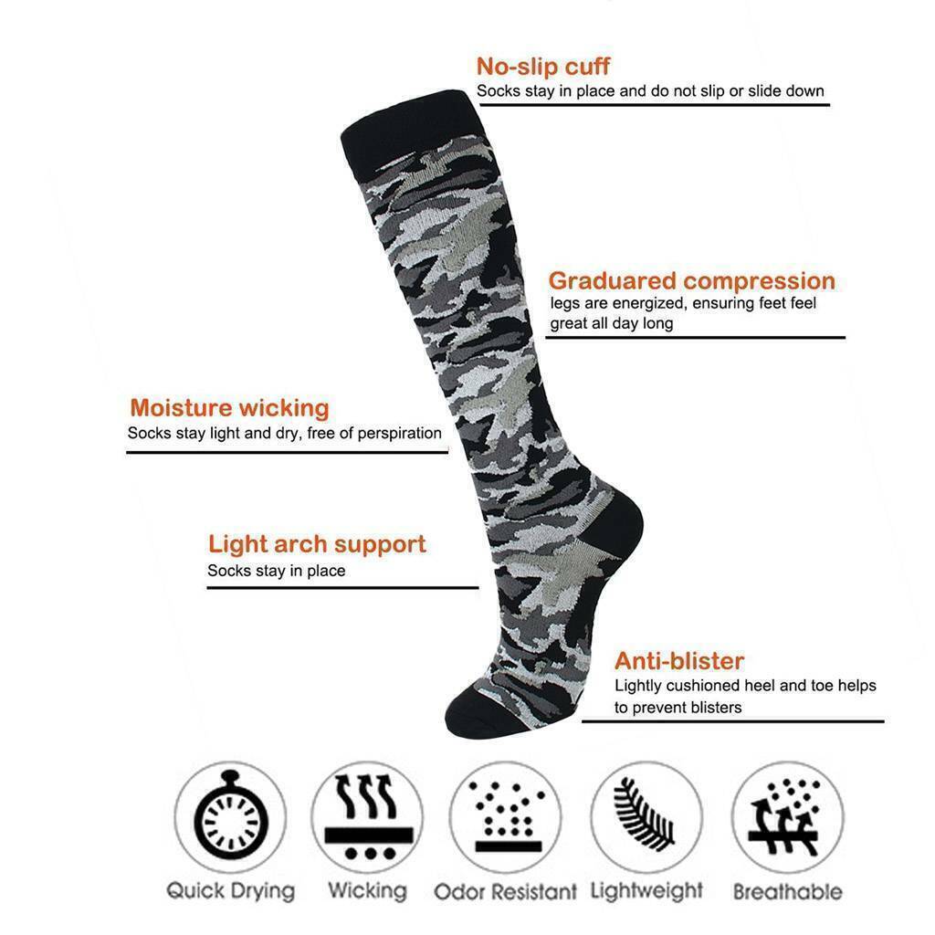 Compression Socks Stockings Womens Mens Knee Long Medical 20-30 Size S/M-L/XL US