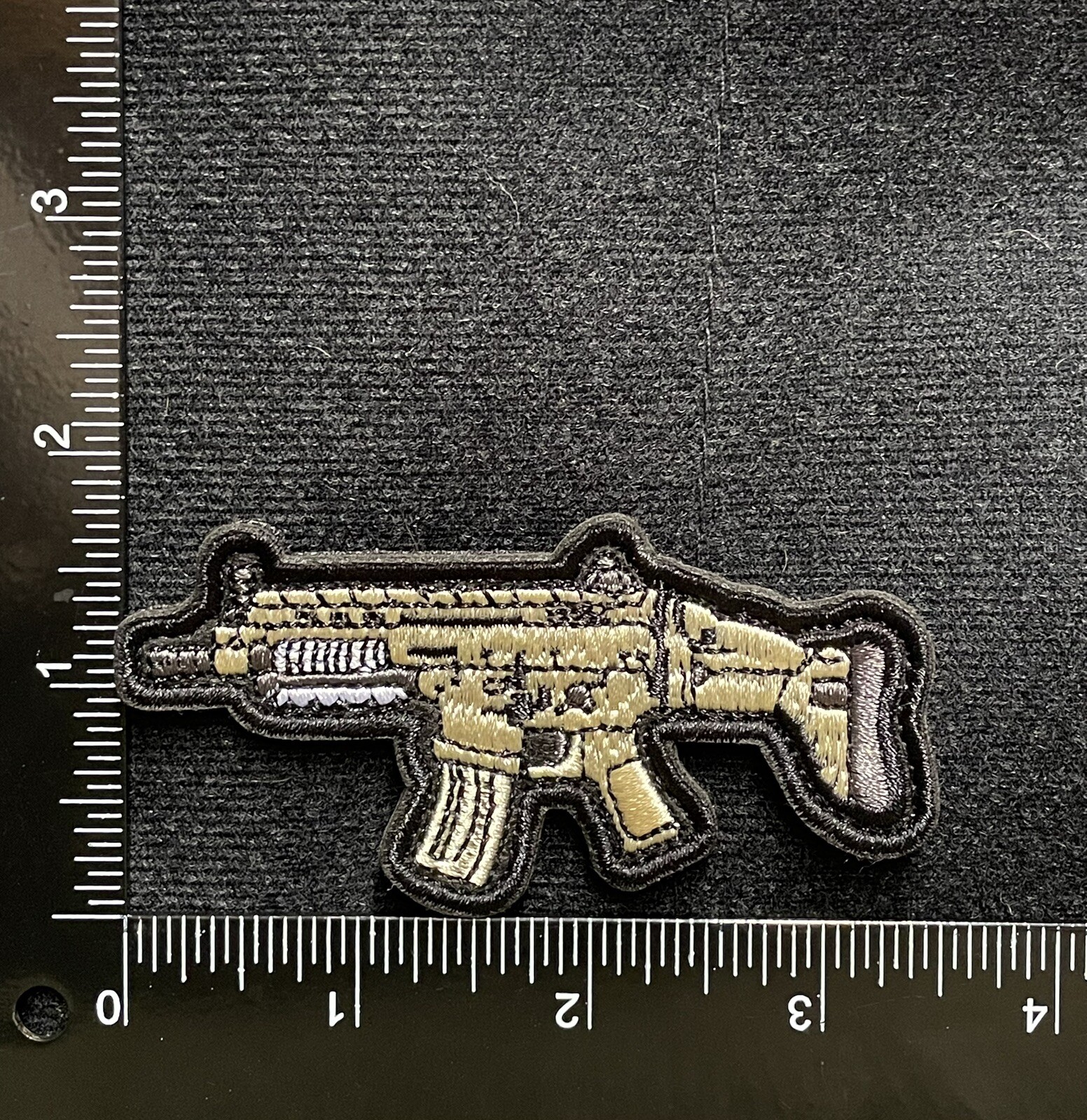 FN SCAR 308 762 Operator Rifle Gun Army Weapon Tactical Morale Patch Hook Loop