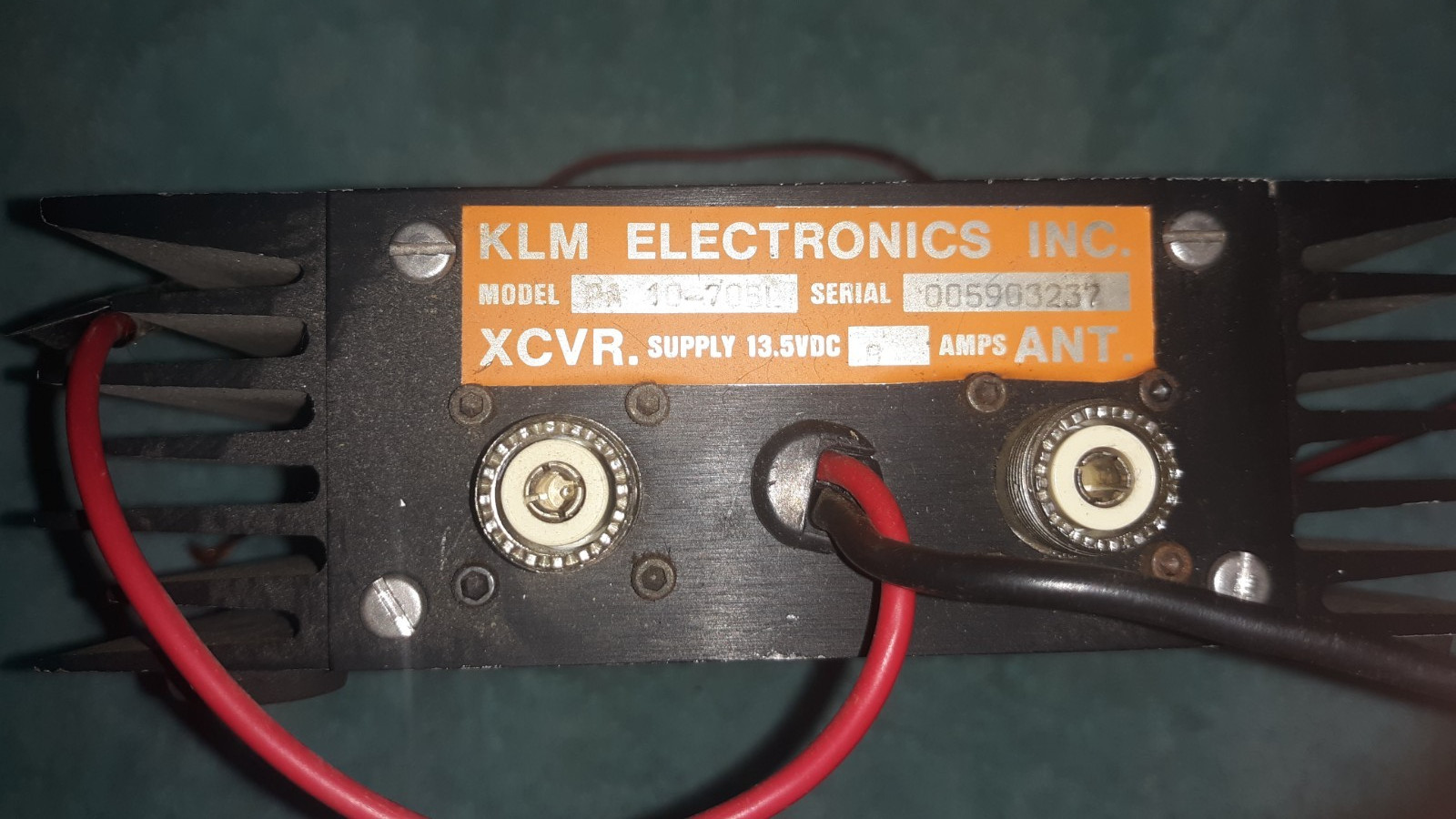 KLM Electronics 70W 70 watt Solid State Power Amplifier PA 10-70BL
