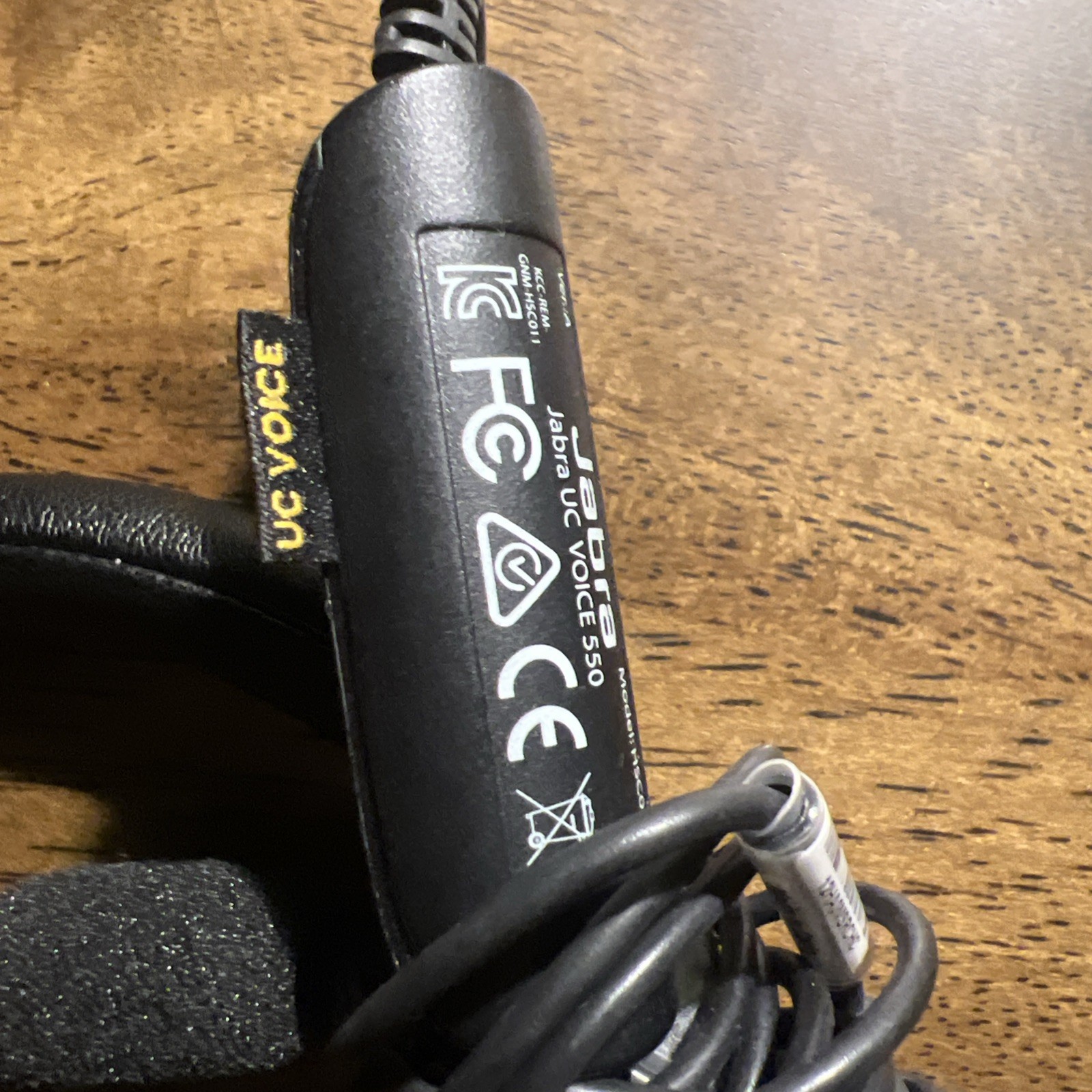 Jabra UC VOICE 550 MS Mono USB Silver/Black Headband Headset