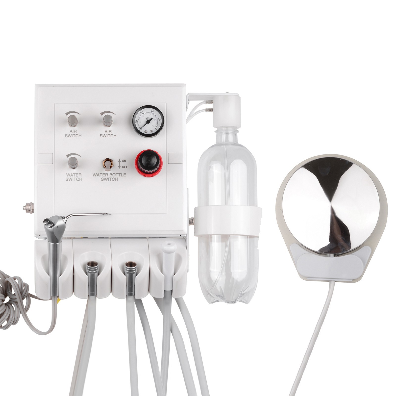 Portable Dental Turbine Unit with Weak Suction Work with Air Compressor US STOCK