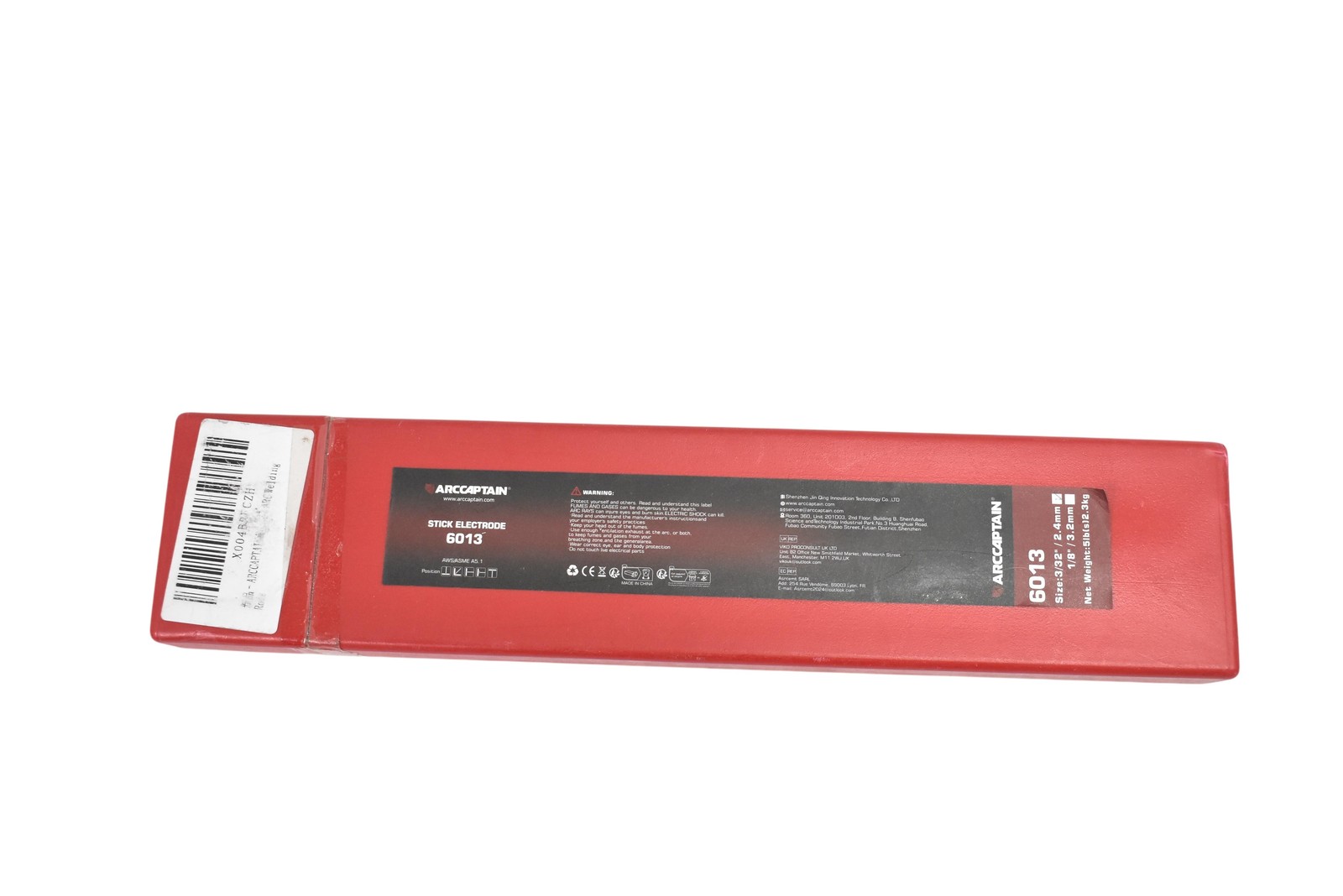 ARCCAPTAIN 6013 Stick Electrode Welding Rods 3/32 in 2.4mm 5 lb ARC Welding